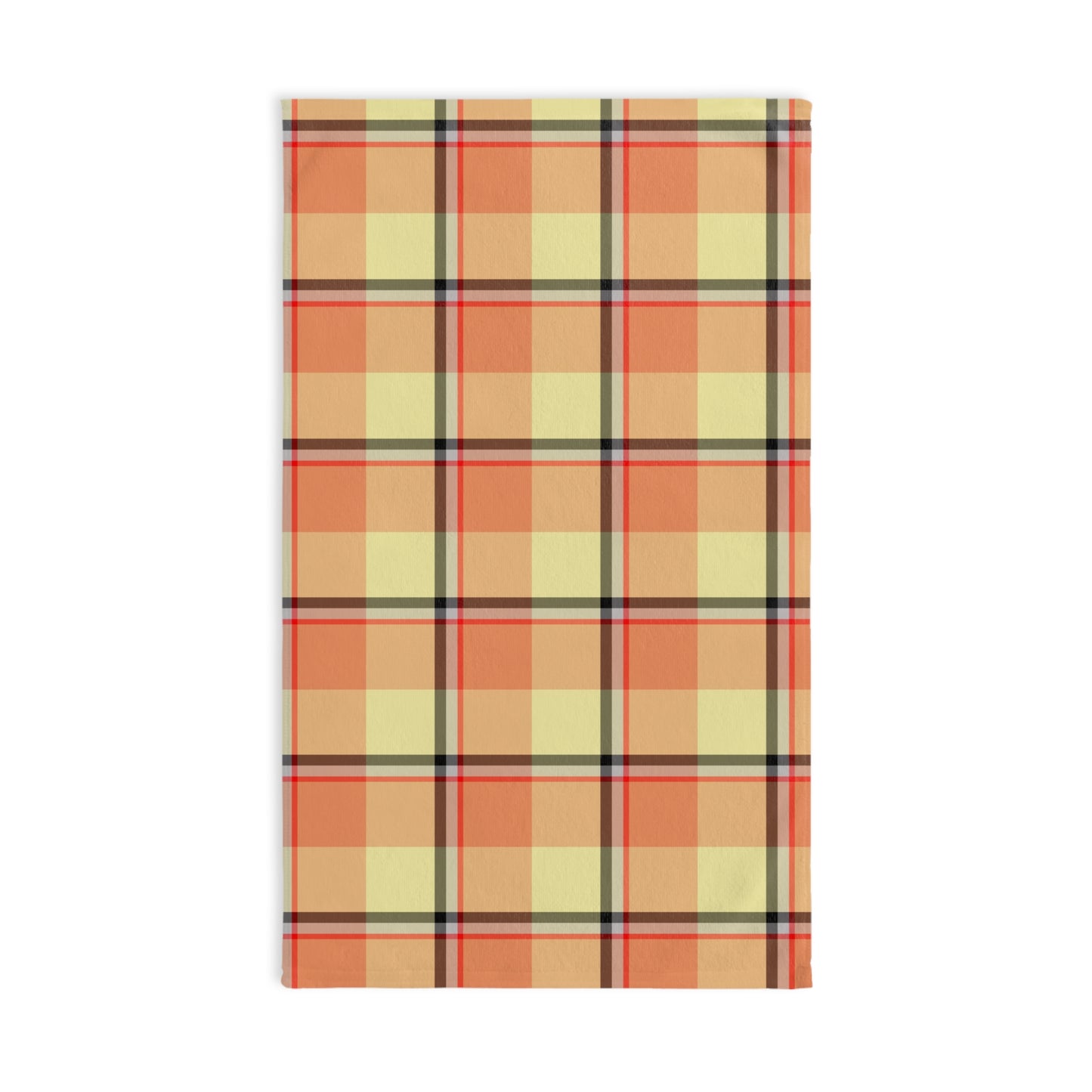 Cozy Farmhouse Hand Towel, Kitchen Decor, Rustic Home, Autumn Vibes, Plaid Towel - Celtic Scents
