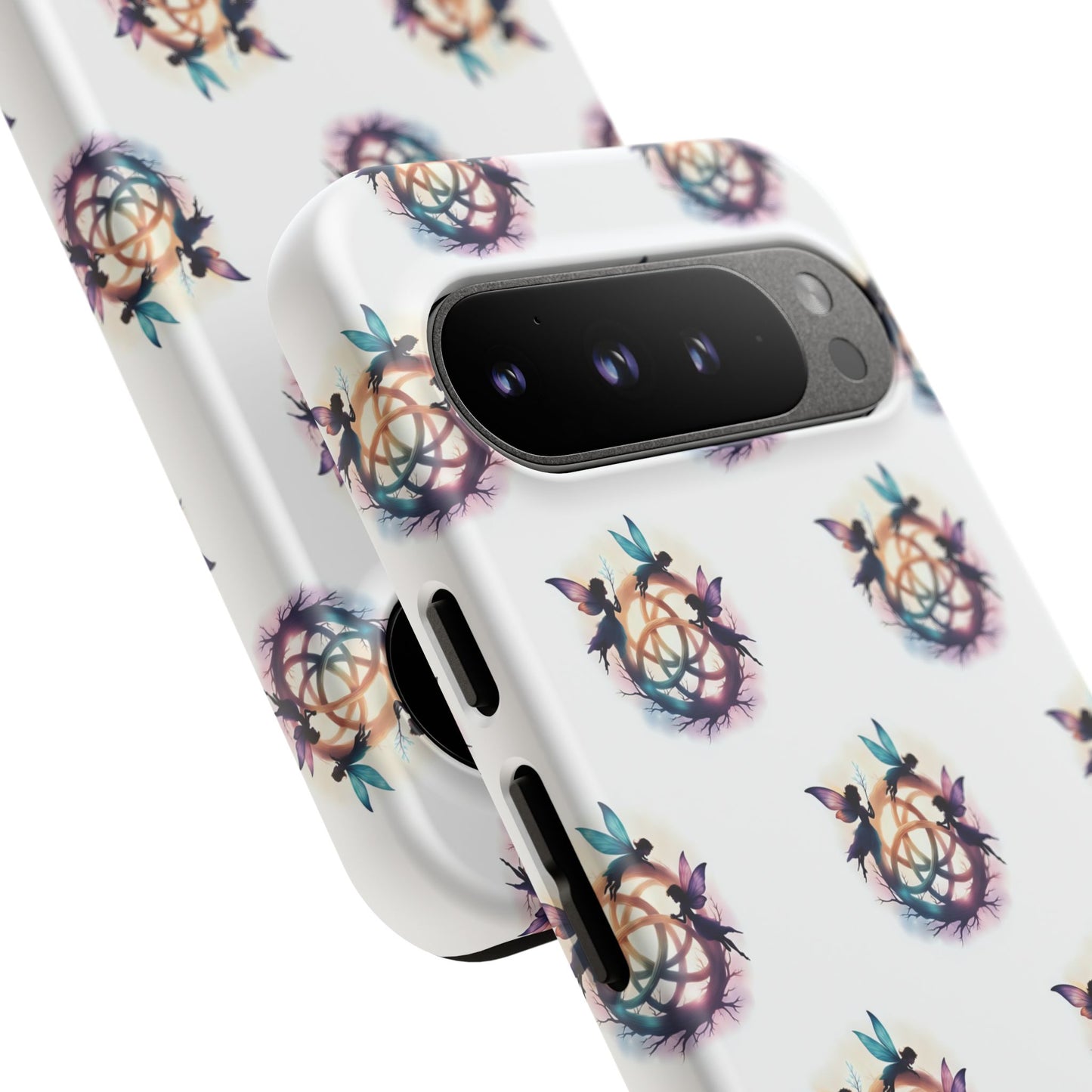 Tough Cases - Celtic Fairies Phone Case, Colorful Phone Cover, Fairy Lover Gift, Trendy Smartphone Accessory