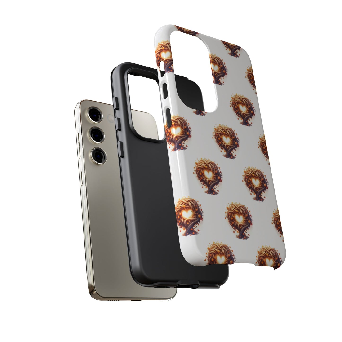 Stylish Phone Case, Tough Cases with Unique Design, Durable Smartphone Cover, Gift for Tech Lovers, Trendy Phone Accessory, Autumn Design