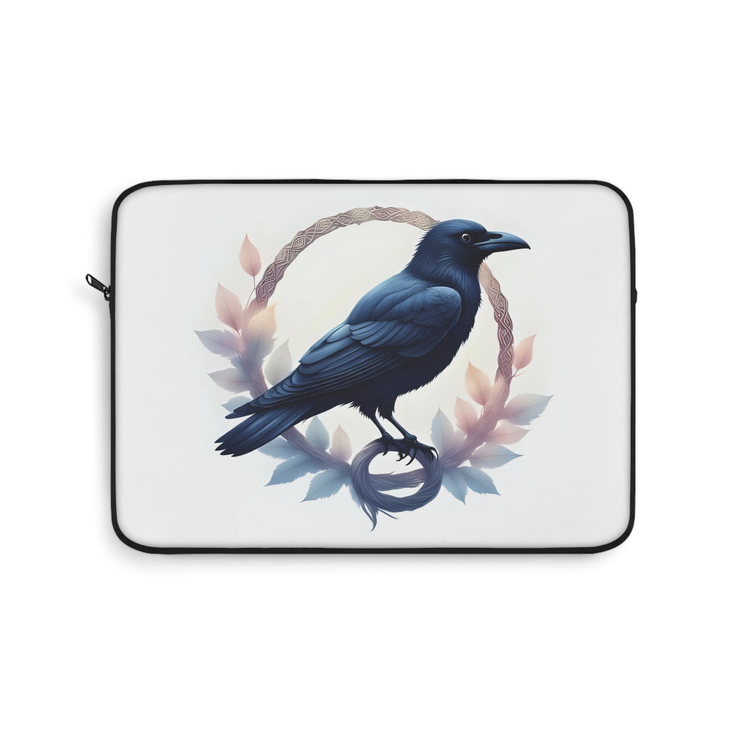 Elegant Raven Laptop Sleeve, Raven Design, Gothic Decor, Tech Accessory, Gift for Him, Laptop Bag, MacBook Case - Celtic Scents