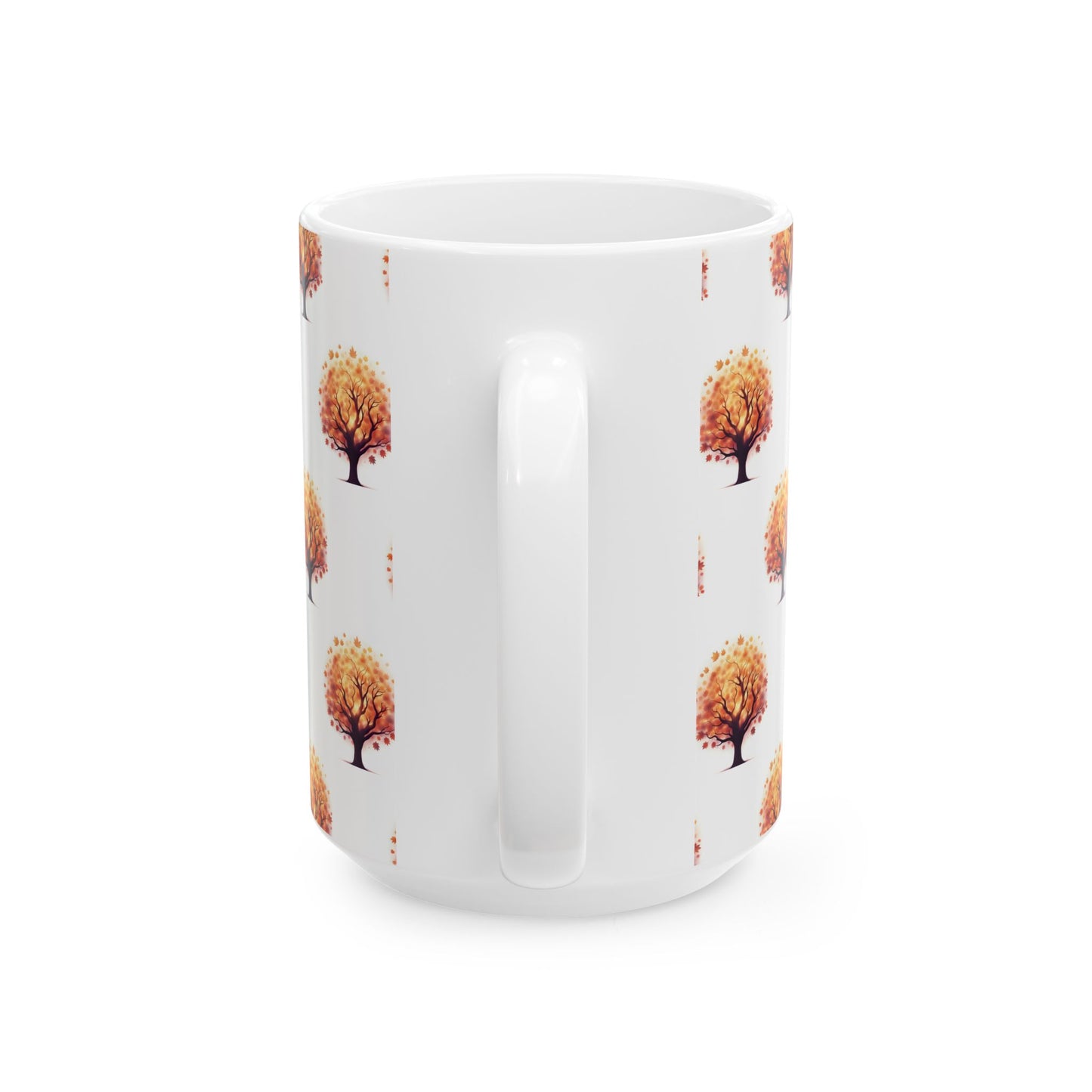 Autumn Tree Ceramic Mug, Pumpkin Spice Latte Cups, Fall Decor, Gift for Nature Lovers, Cozy Dining, Thanksgiving Coffee Mug - Celtic Scents