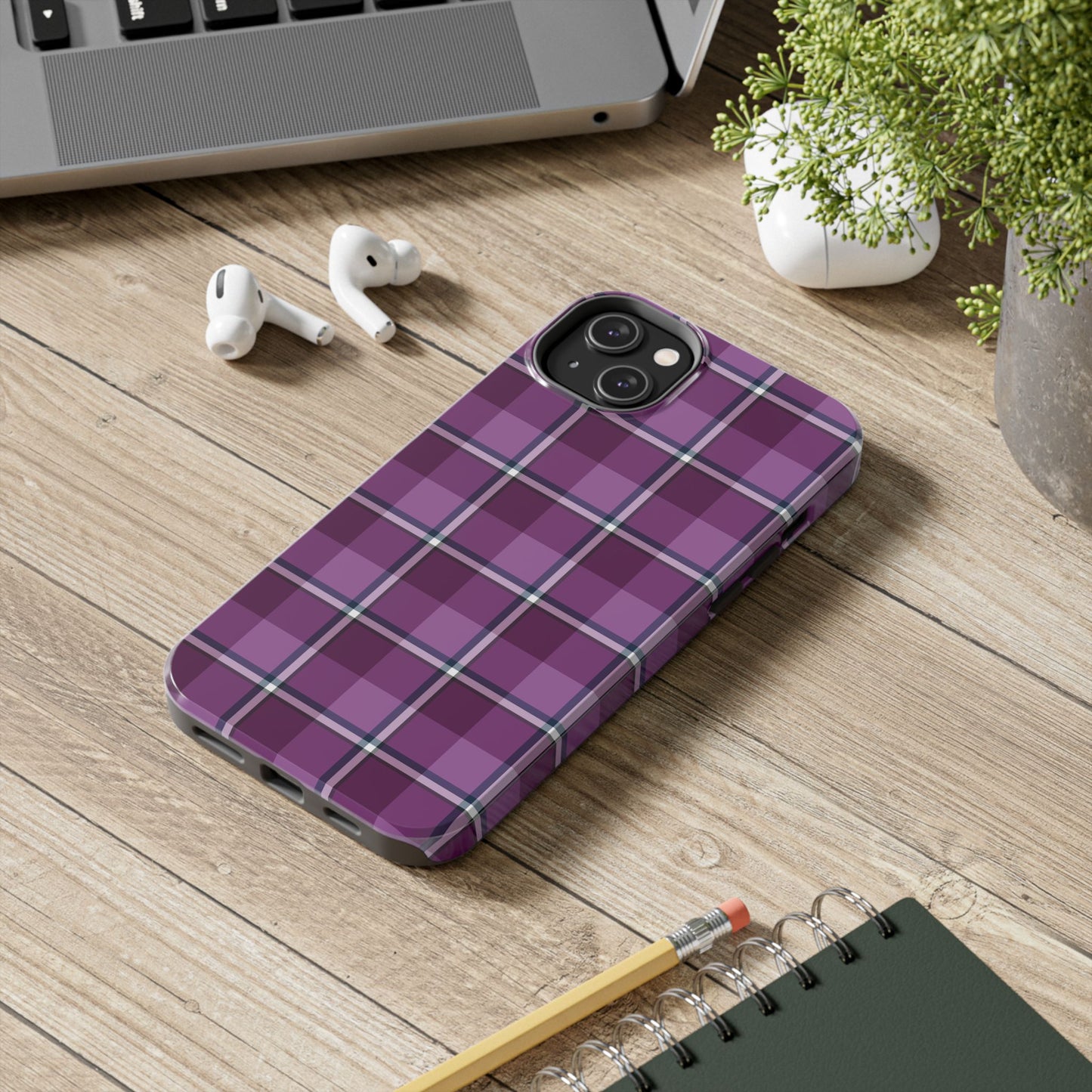 Plaid Tough Phone Case, Stylish Cell Phone Cover for All Occasions, Perfect Gift for Tech Lovers - Celtic Scents