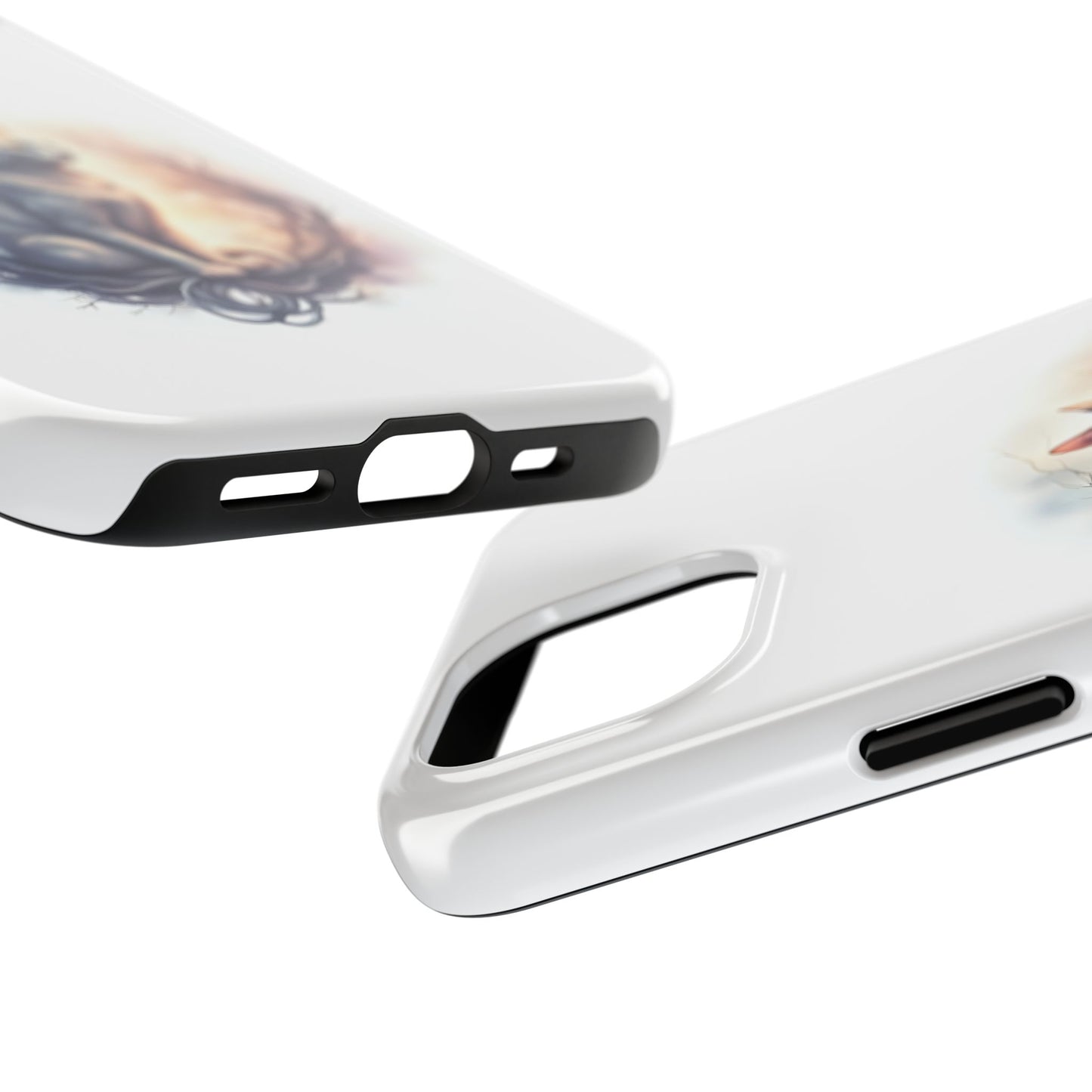 Artistic Cat Phone Case, Tough Phone Cases, Pet Lover Gift, Cat Lover Accessory, Unique Phone Cover, Protector Case - Celtic Scents