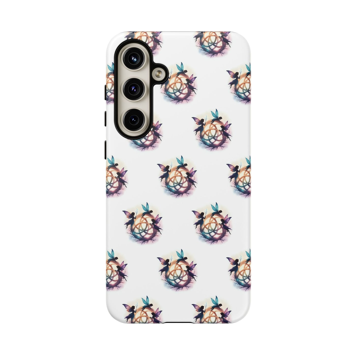 Tough Cases - Celtic Fairies Phone Case, Colorful Phone Cover, Fairy Lover Gift, Trendy Smartphone Accessory