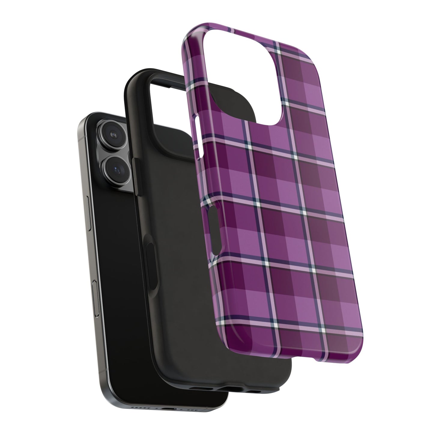 Plaid Tough Phone Case, Stylish Cell Phone Cover for All Occasions, Perfect Gift for Tech Lovers