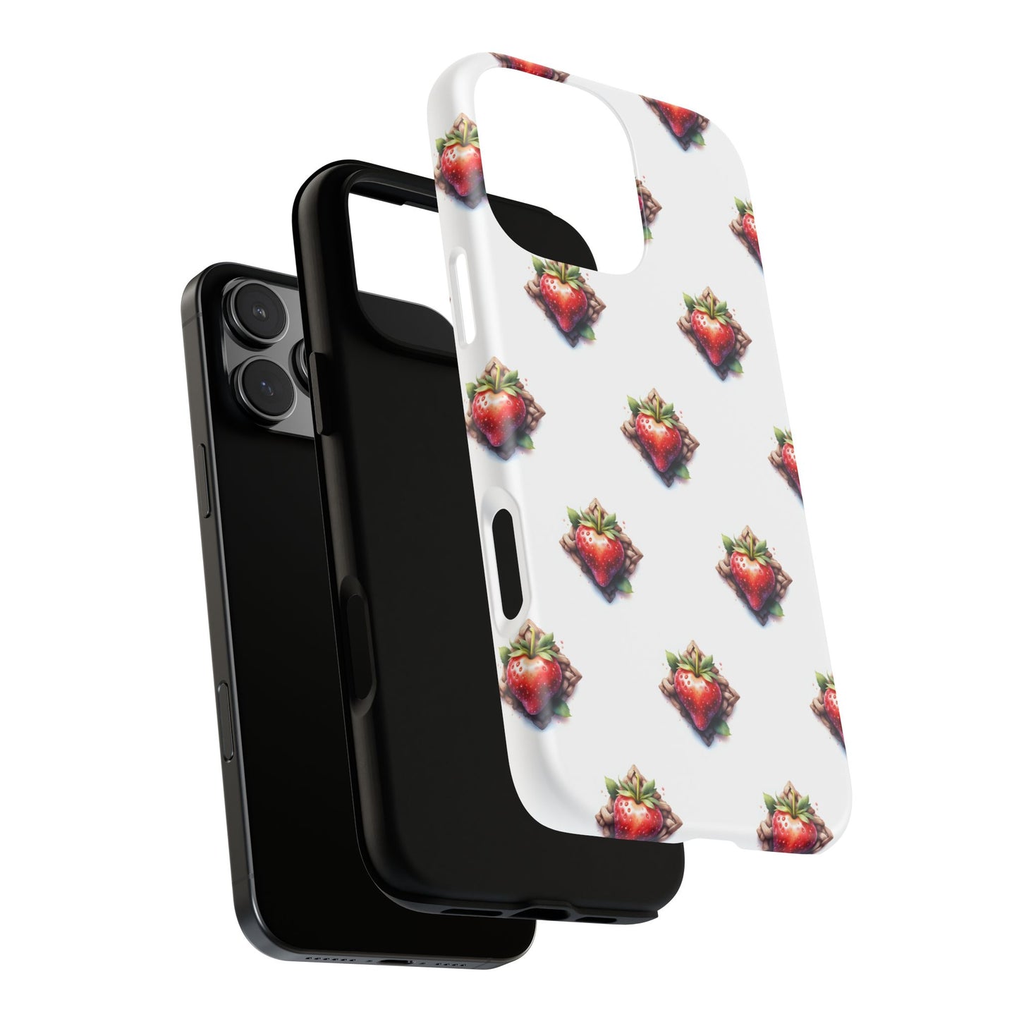 Strawberry Celtic Knot Phone Case, Cute Phone Cover, Gift for Her, Custom Smartphone Case, Funky Accessories, Valentine's Day Gift