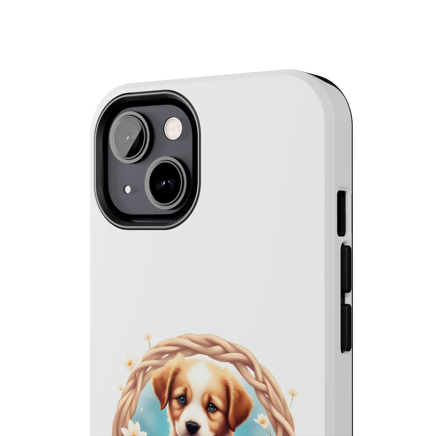 Cute Puppy Phone Case, Tough Case for Dog Lovers, Pet Gift, Protector Case for iPhone, Custom Phone Cover - Celtic Scents
