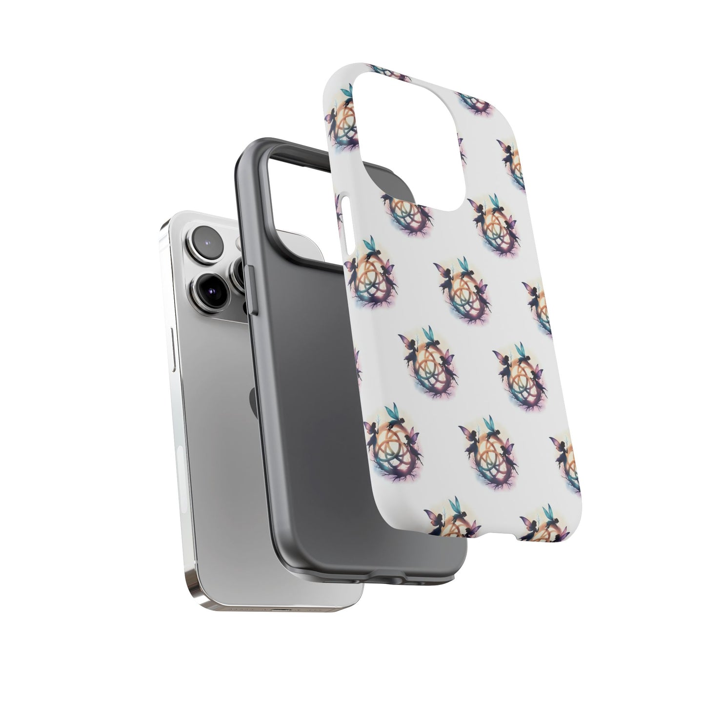 Tough Cases - Celtic Fairies Phone Case, Colorful Phone Cover, Fairy Lover Gift, Trendy Smartphone Accessory