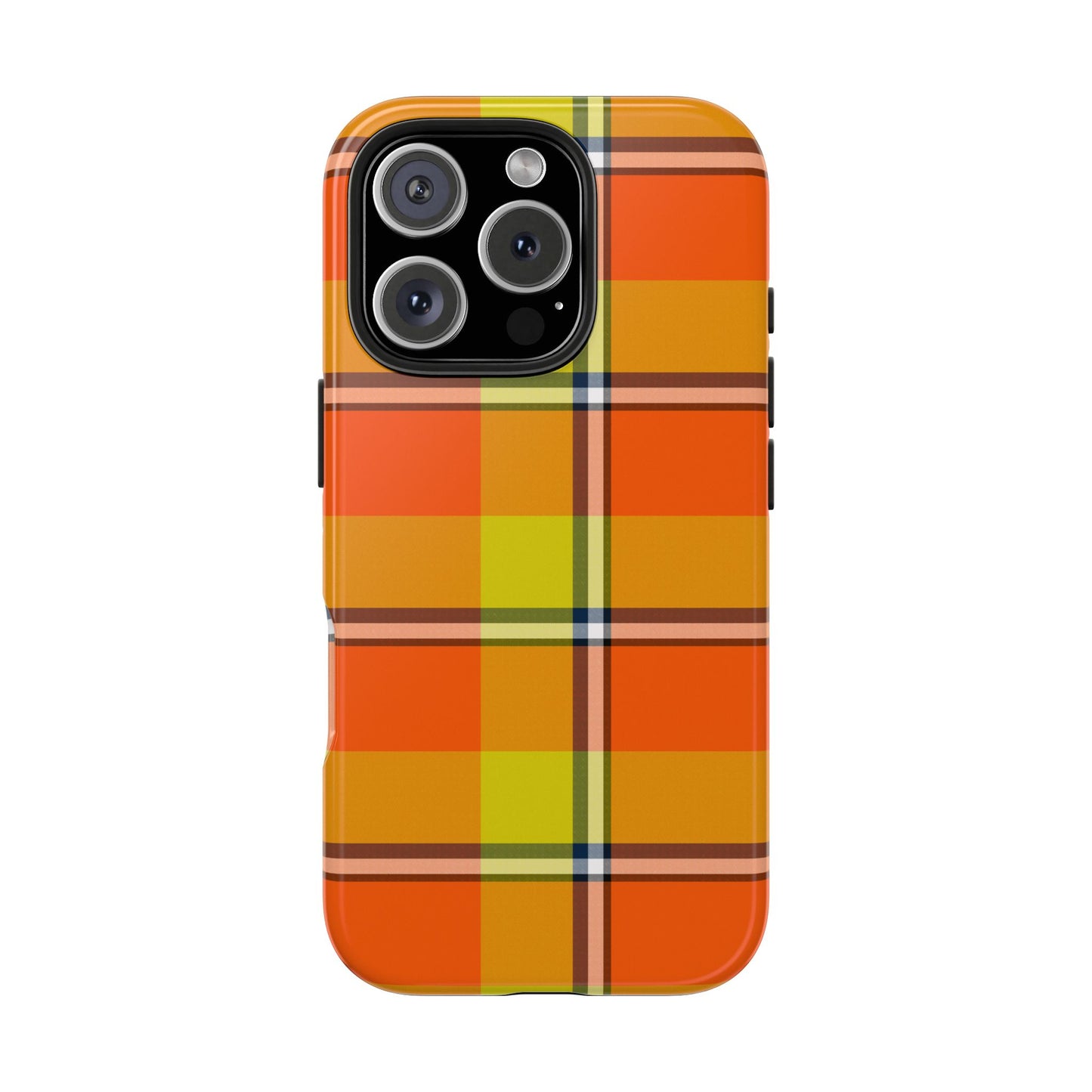 Vibrant Autumn Plaid Phone Case | Tough Phone Protector, Colorful Tech Accessory, Stylish Gift for Him/Her, Fun Birthday Present, Trendy - Celtic Scents