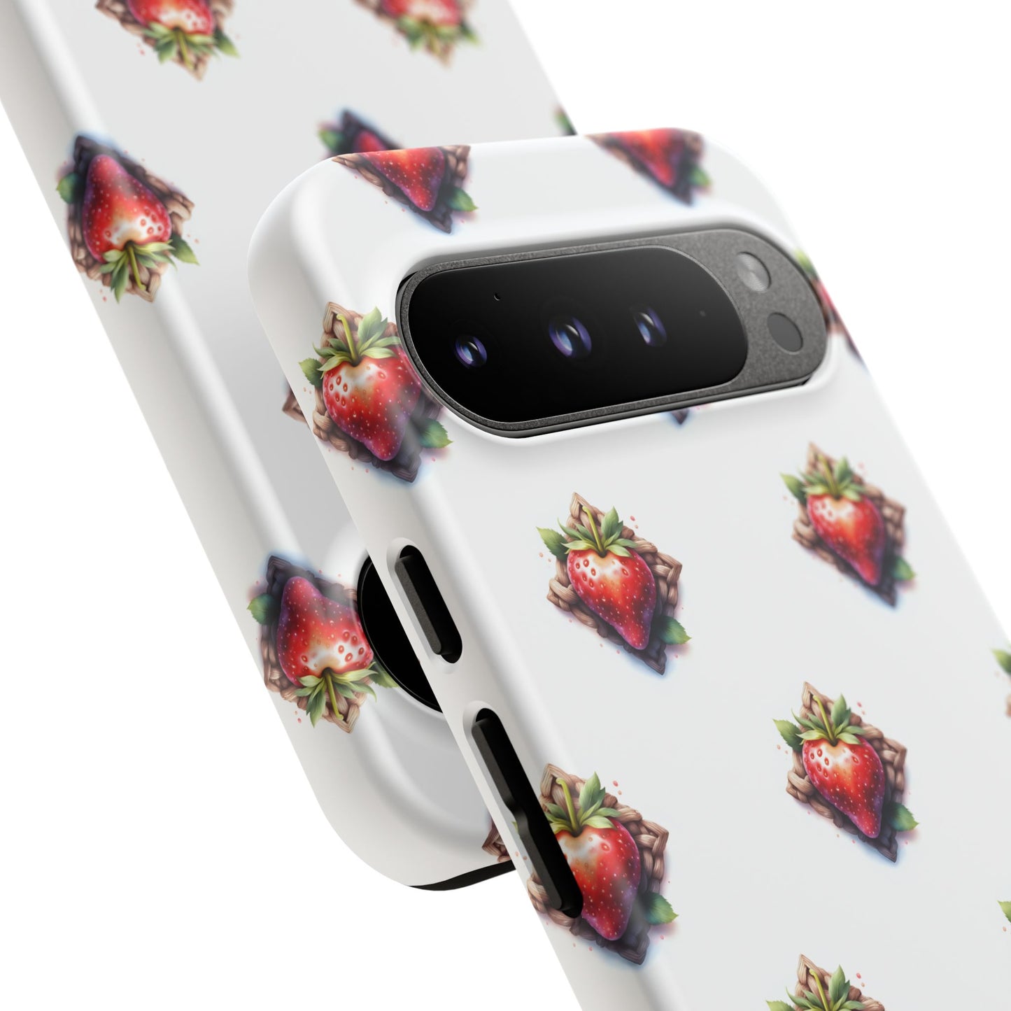 Strawberry Celtic Knot Phone Case, Cute Phone Cover, Gift for Her, Custom Smartphone Case, Funky Accessories, Valentine's Day Gift
