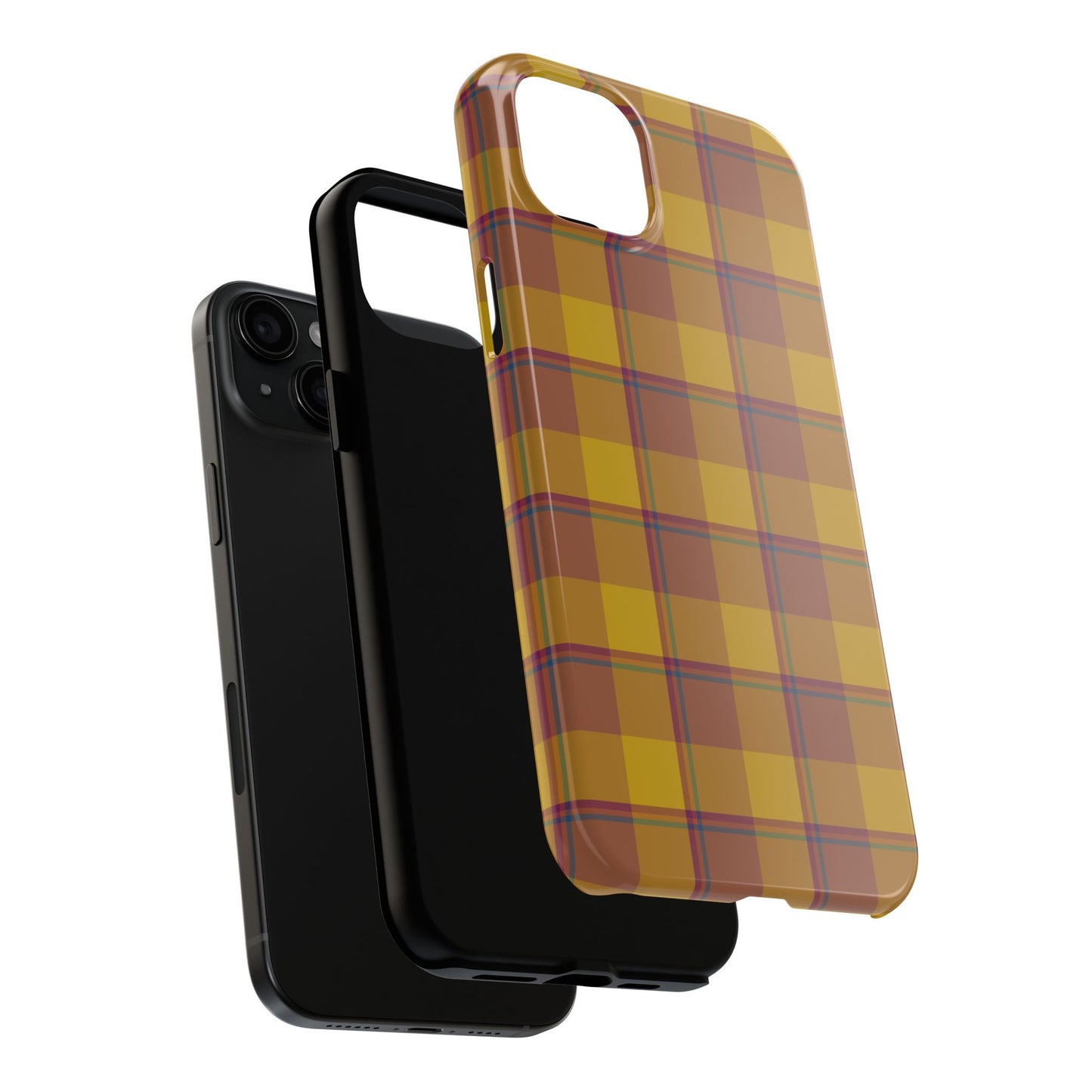 Plaid Tough Phone Case, Durable Phone Cover, Fall Inspired Accessory, Gift for Her, Stylish Cell Phone Protector - Celtic Scents