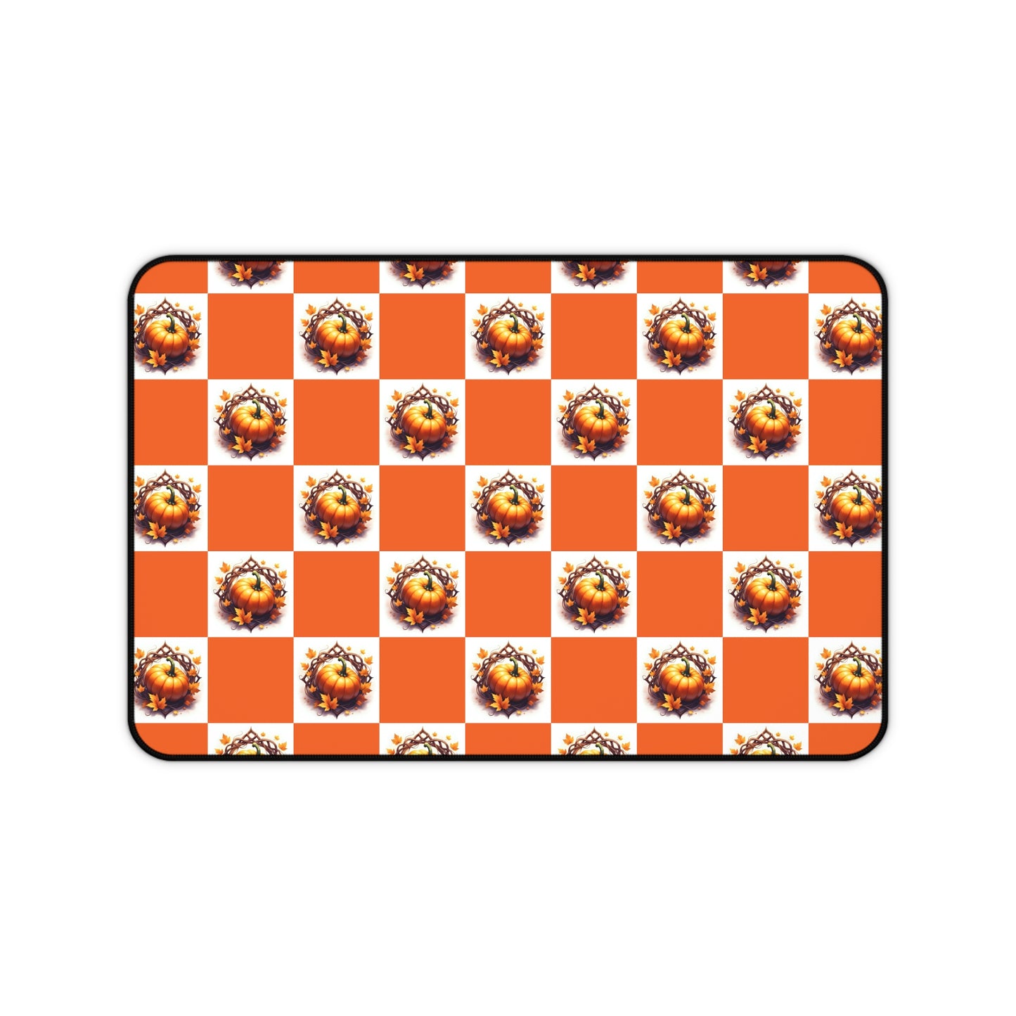Vibrant Desk Mat with Pumpkin Design, Office Decor, Mousepad, Gift for Coworkers, Desk Accessories, Home Office - Celtic Scents