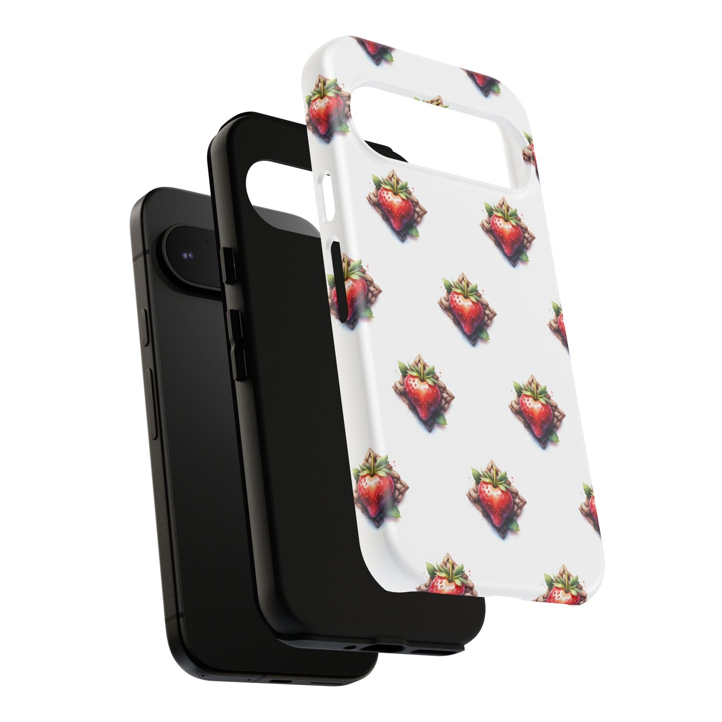 Strawberry Celtic Knot Phone Case, Cute Phone Cover, Gift for Her, Custom Smartphone Case, Funky Accessories, Valentine's Day Gift