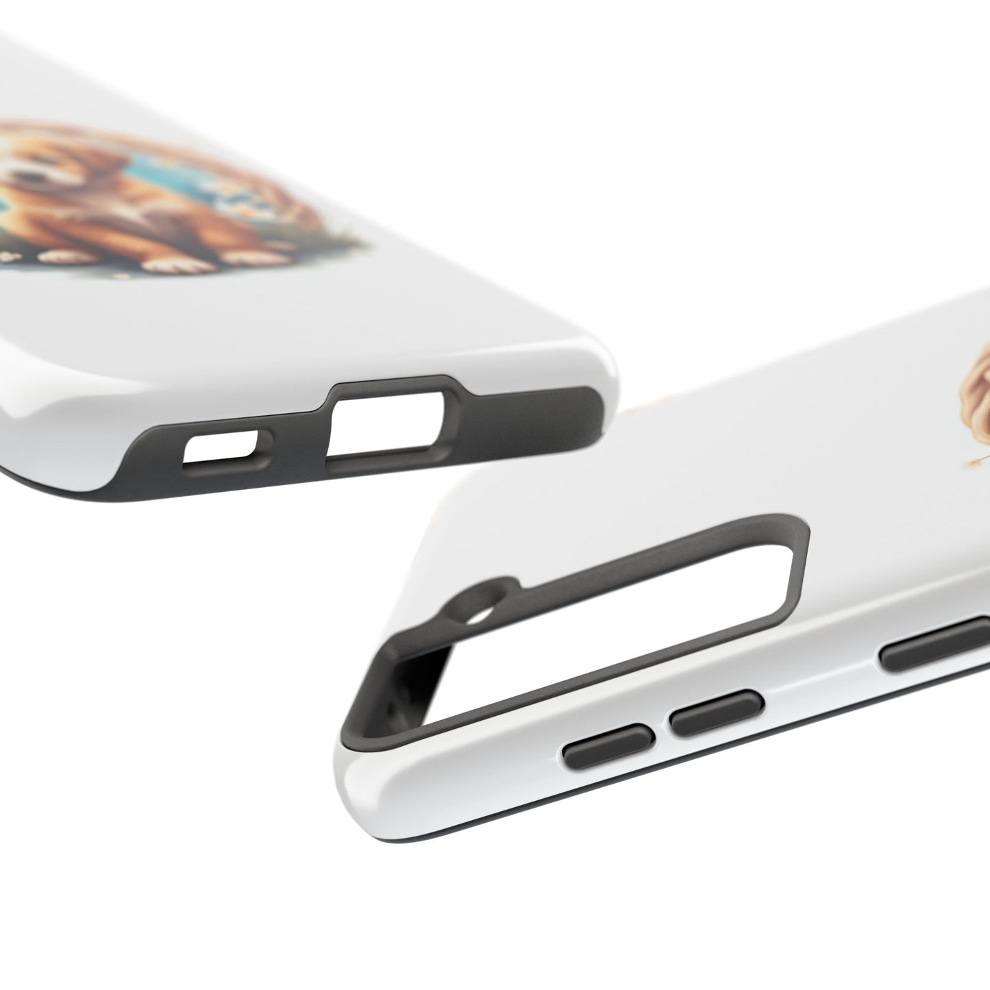 Cute Puppy Phone Case, Tough Case for Dog Lovers, Pet Gift, Protector Case for iPhone, Custom Phone Cover