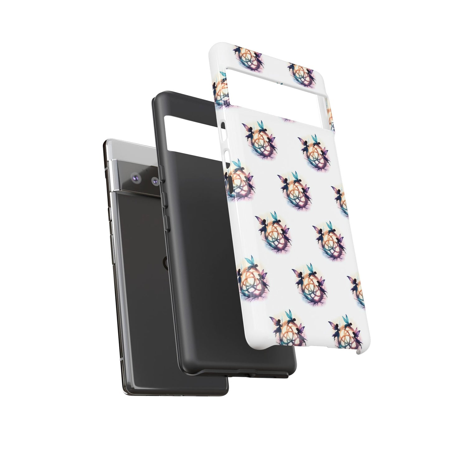 Tough Cases - Celtic Fairies Phone Case, Colorful Phone Cover, Fairy Lover Gift, Trendy Smartphone Accessory