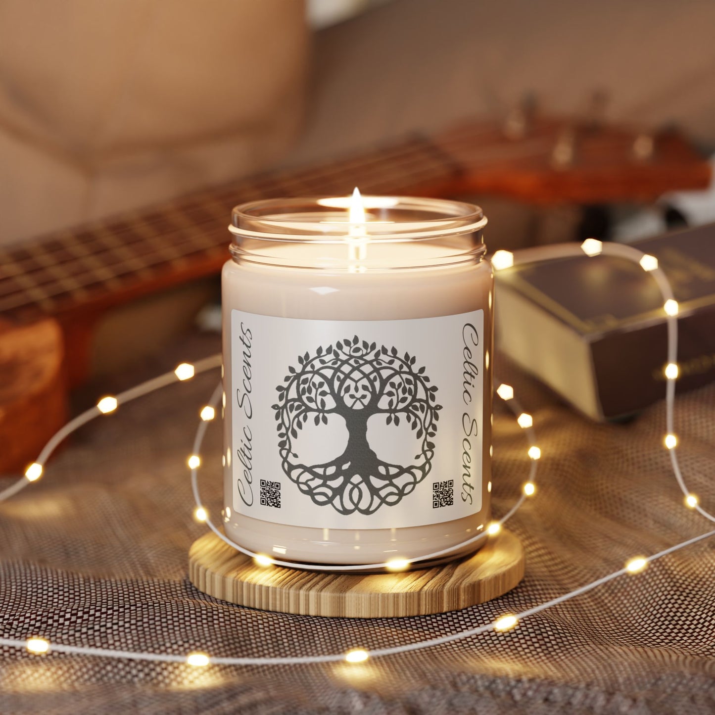 Celtic Tree Scented Soy Candle | Eco-Friendly Aromatherapy, Home Décor, Gift for Her, Relaxation & Meditation - Celtic Scents