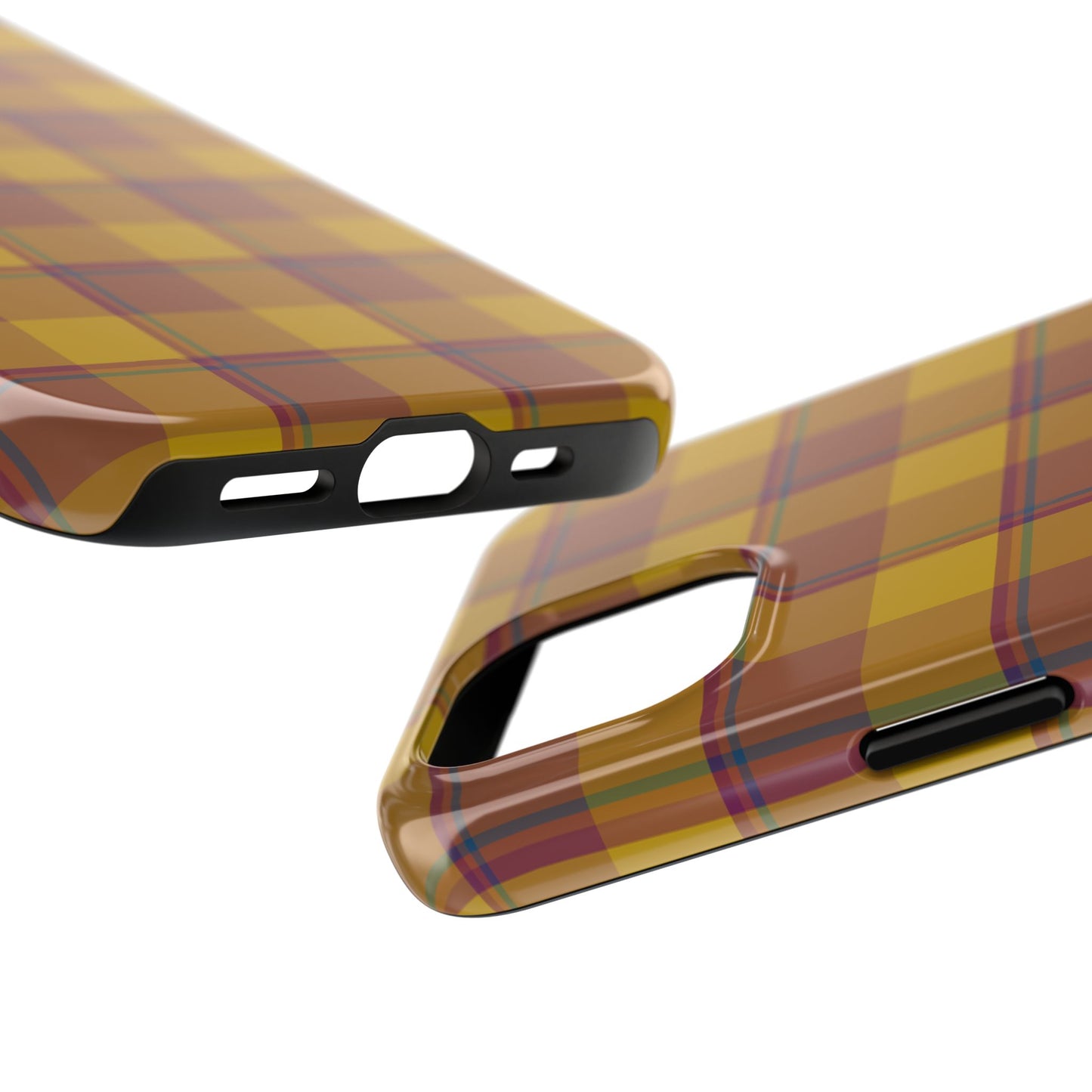 Plaid Tough Phone Case, Durable Phone Cover, Fall Inspired Accessory, Gift for Her, Stylish Cell Phone Protector - Celtic Scents