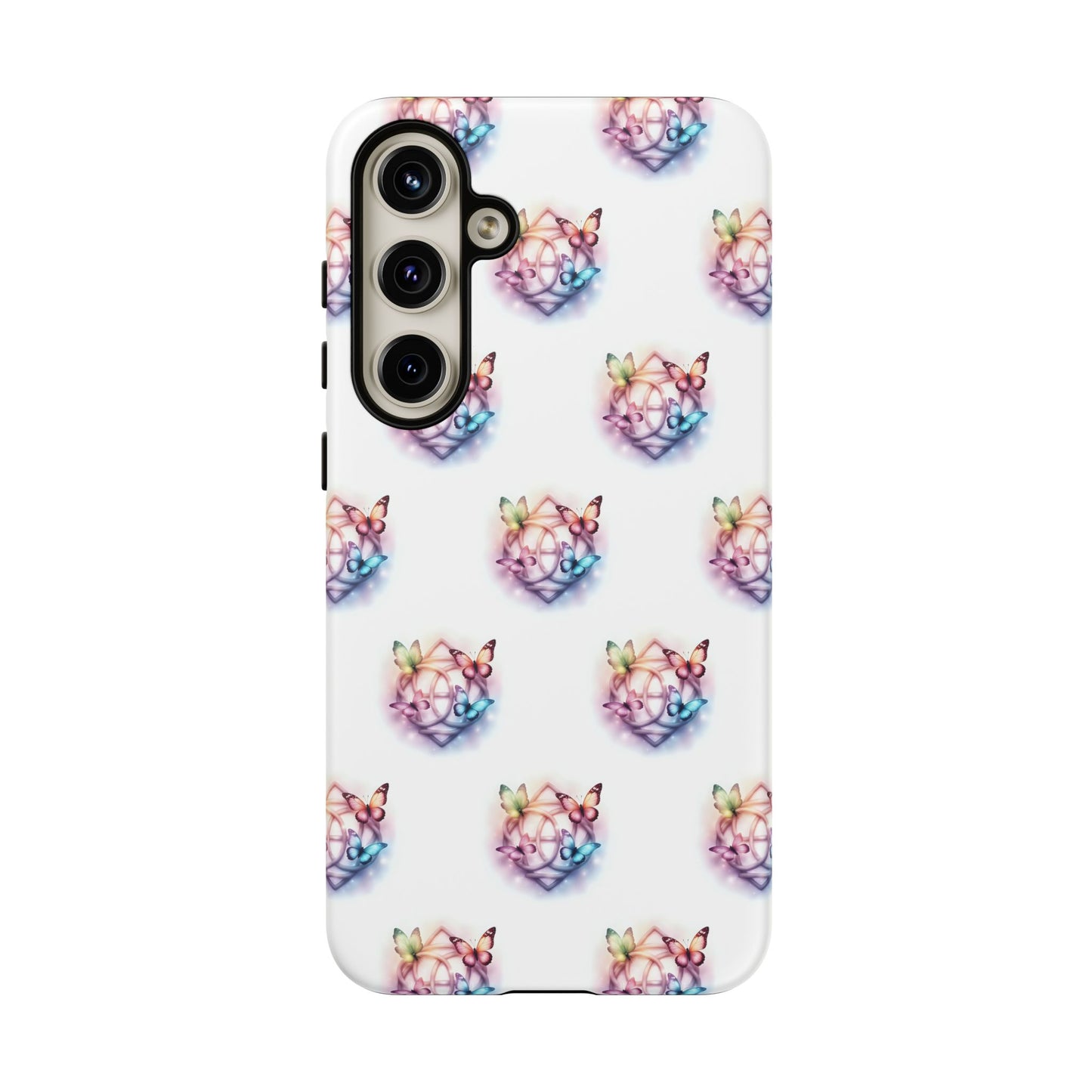Colorful Butterflies Phone Case, Tough Cases, Cute Butterfly Lover Gift, Trendy Phone Cover, Nature Print Case
