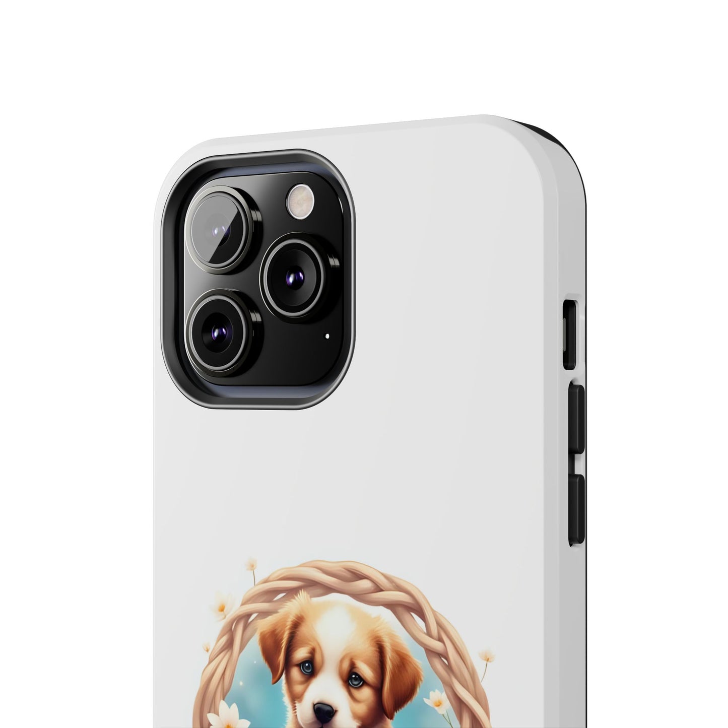Cute Puppy Phone Case, Tough Case for Dog Lovers, Pet Gift, Protector Case for iPhone, Custom Phone Cover - Celtic Scents
