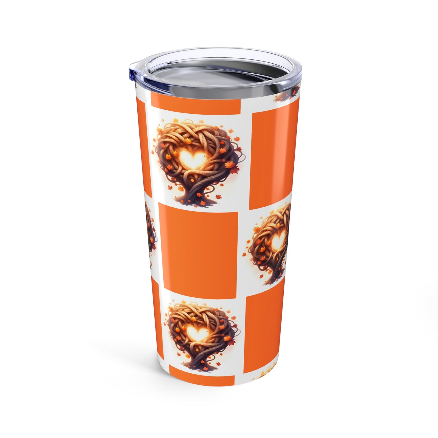 Heart Tree Tumbler | 20oz Travel Mug, Gift for Nature Lovers, Eco-Friendly Drinkware, Valentine's Day, Inspirational Gift, Autumn Designs - Celtic Scents