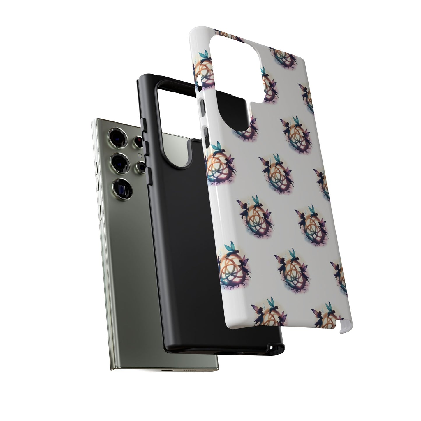 Tough Cases - Celtic Fairies Phone Case, Colorful Phone Cover, Fairy Lover Gift, Trendy Smartphone Accessory