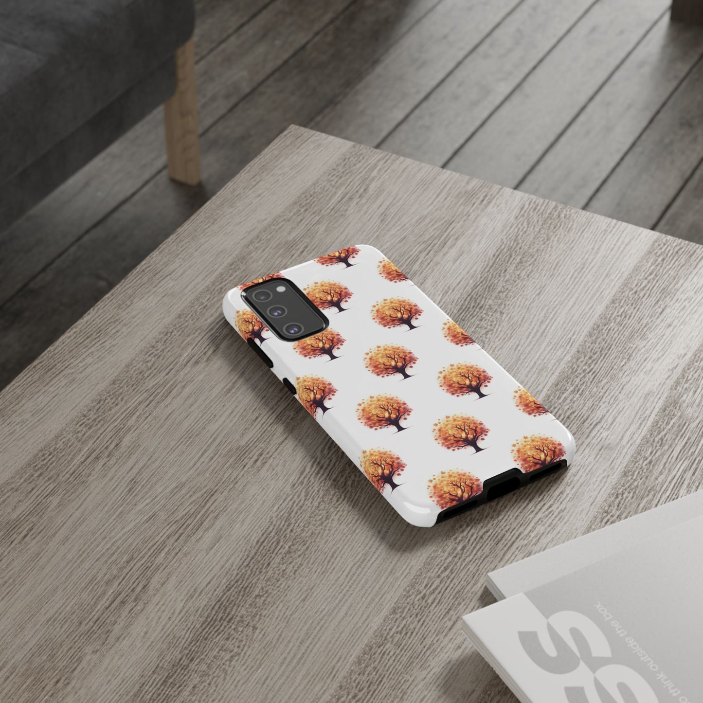 Autumn Tree Phone Case, Fall Phone Cover, Nature Inspired Case, Gift for Outdoorsy Friends, Seasonal Accessories, Eco-Friendly Phone Case
