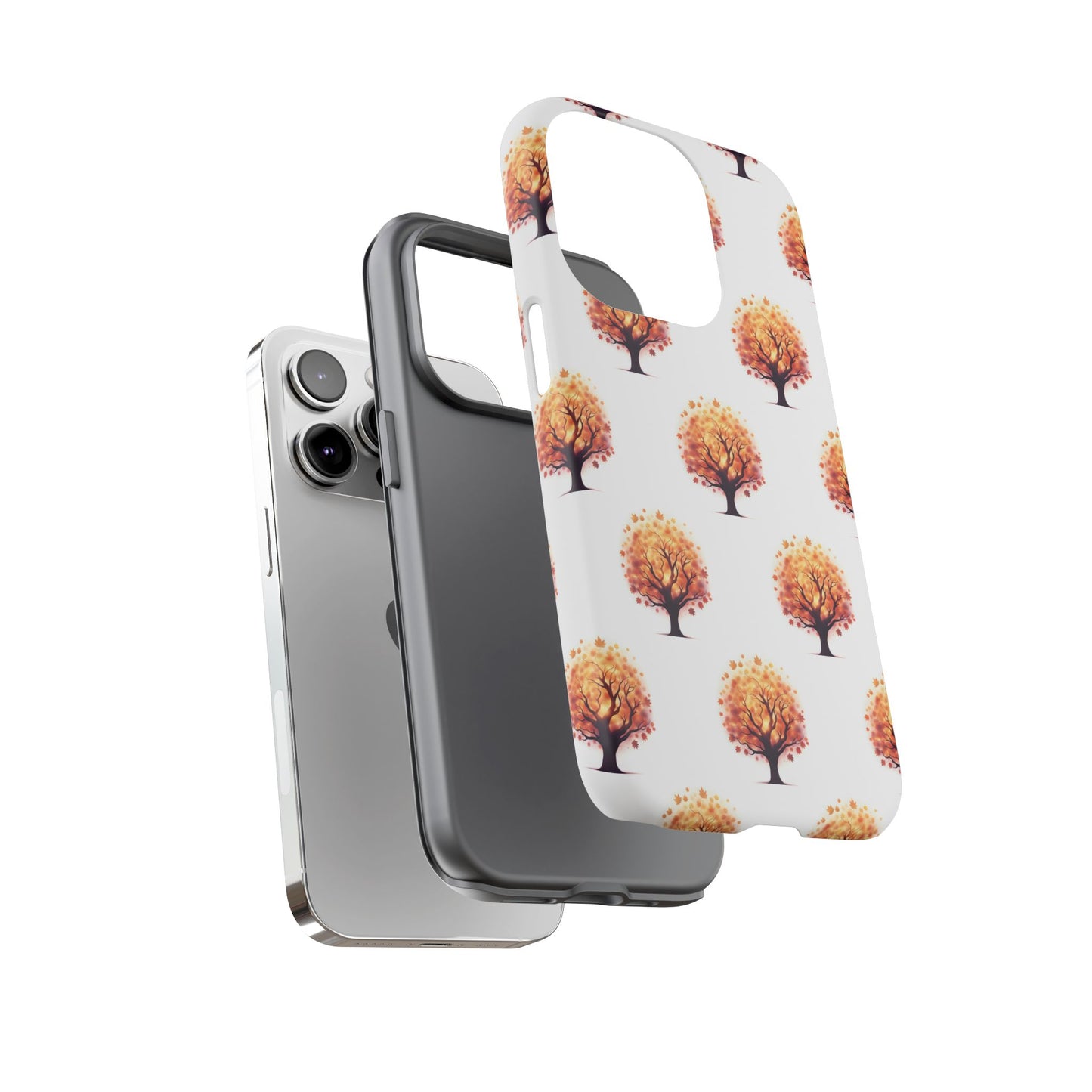 Autumn Tree Phone Case, Fall Phone Cover, Nature Inspired Case, Gift for Outdoorsy Friends, Seasonal Accessories, Eco-Friendly Phone Case