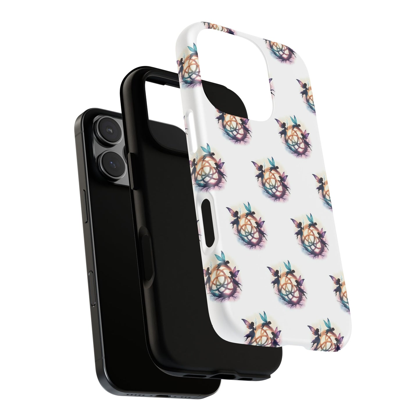 Tough Cases - Celtic Fairies Phone Case, Colorful Phone Cover, Fairy Lover Gift, Trendy Smartphone Accessory