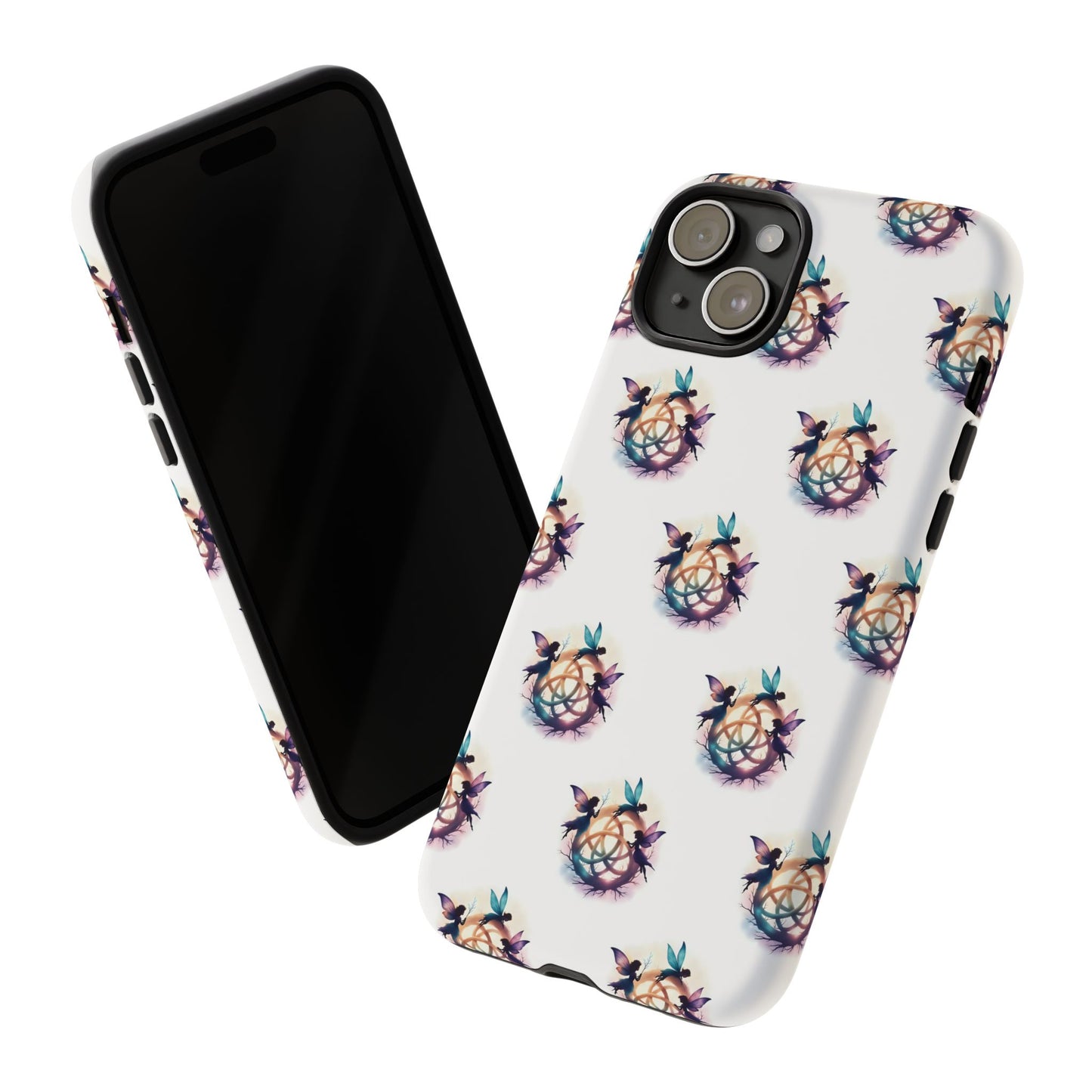 Tough Cases - Celtic Fairies Phone Case, Colorful Phone Cover, Fairy Lover Gift, Trendy Smartphone Accessory