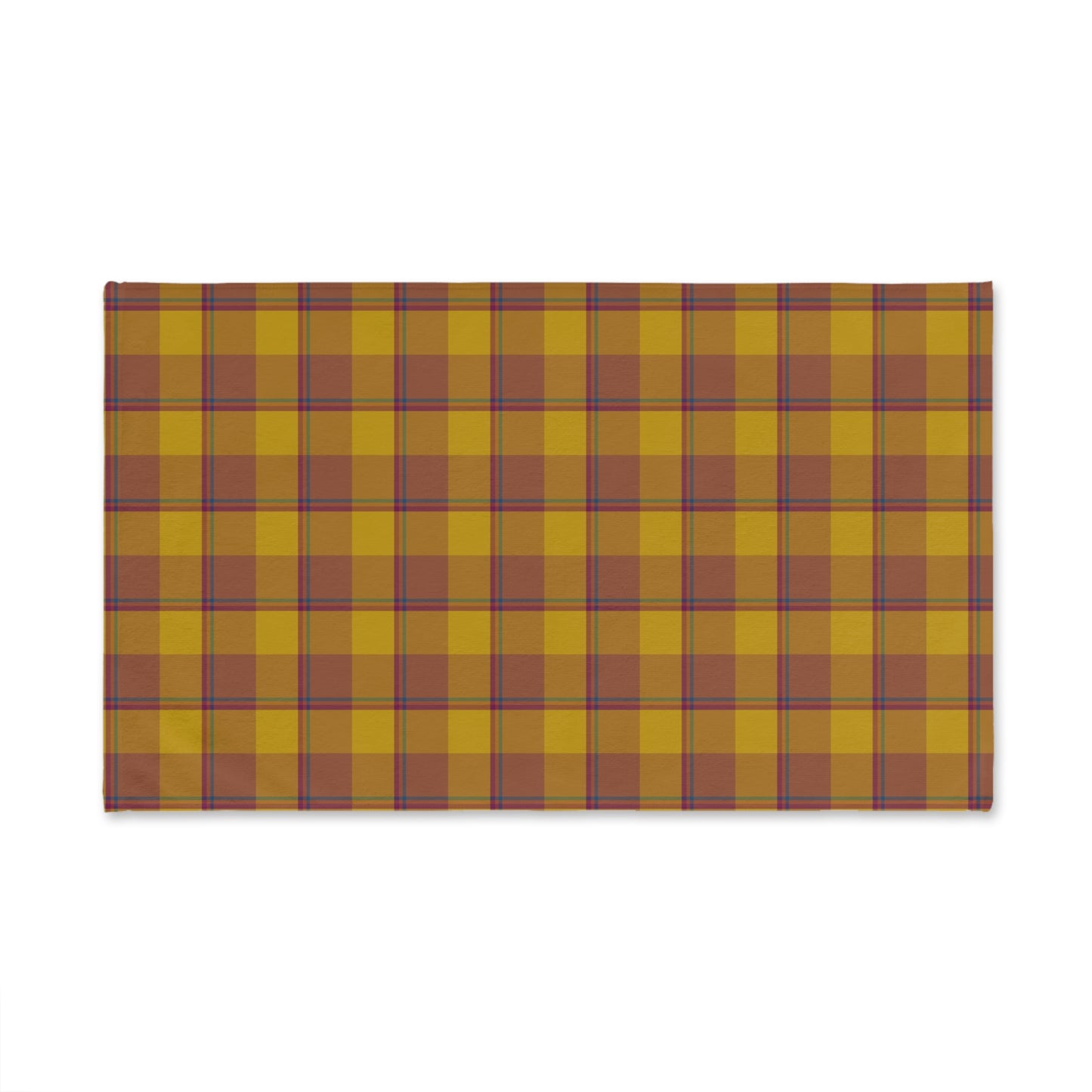 Cozy Plaid Hand Towel for Kitchen or Bathroom - Perfect for Fall Decor, Thanksgiving, Gift Ideas, Plaid Lover's Décor, Farmhouse Style