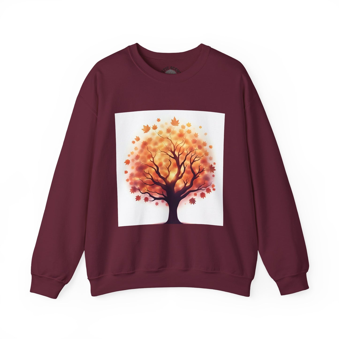 Autumn Tree Sweatshirt | Cozy Fall Apparel, Gift for Nature Lovers, Unisex Crewneck, Tree Design Sweatshirt, Ideal for Thanksgiving - Celtic Scents