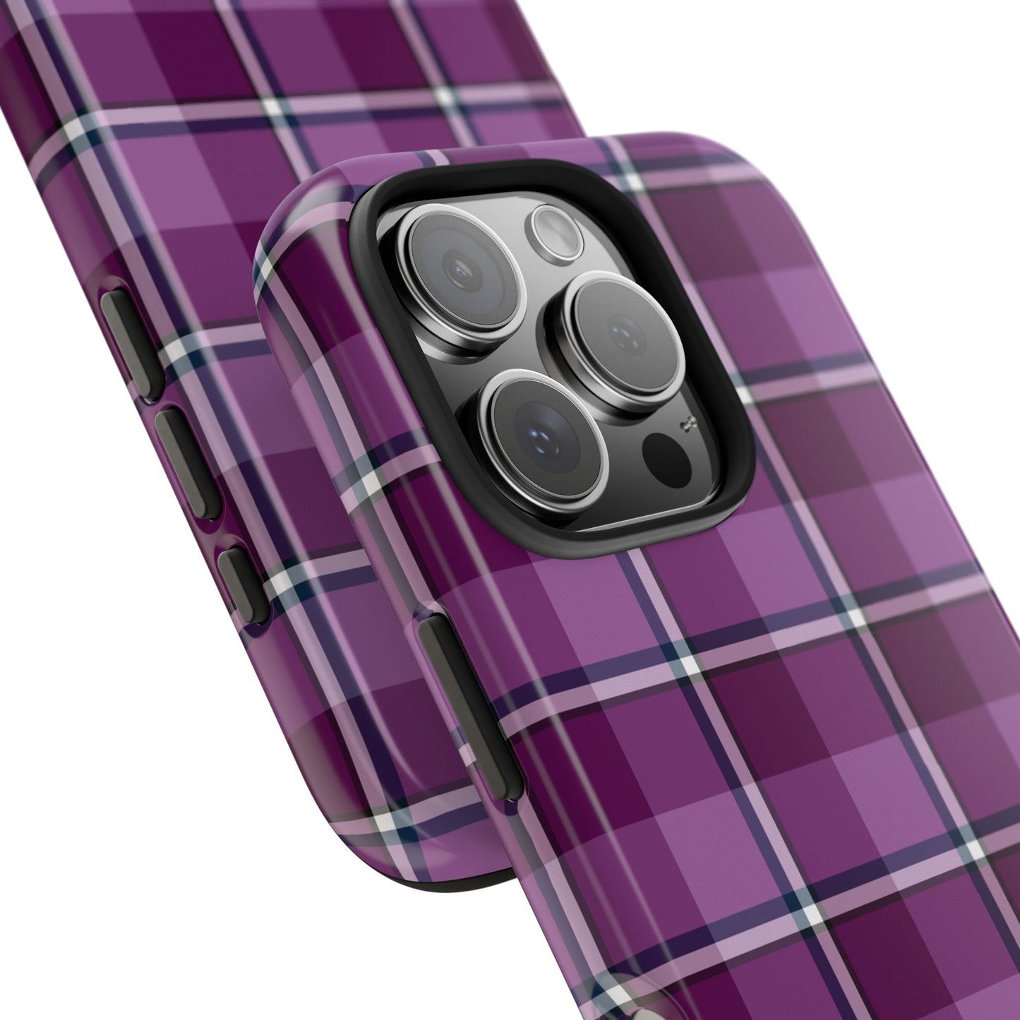 Plaid Tough Phone Case, Stylish Cell Phone Cover for All Occasions, Perfect Gift for Tech Lovers