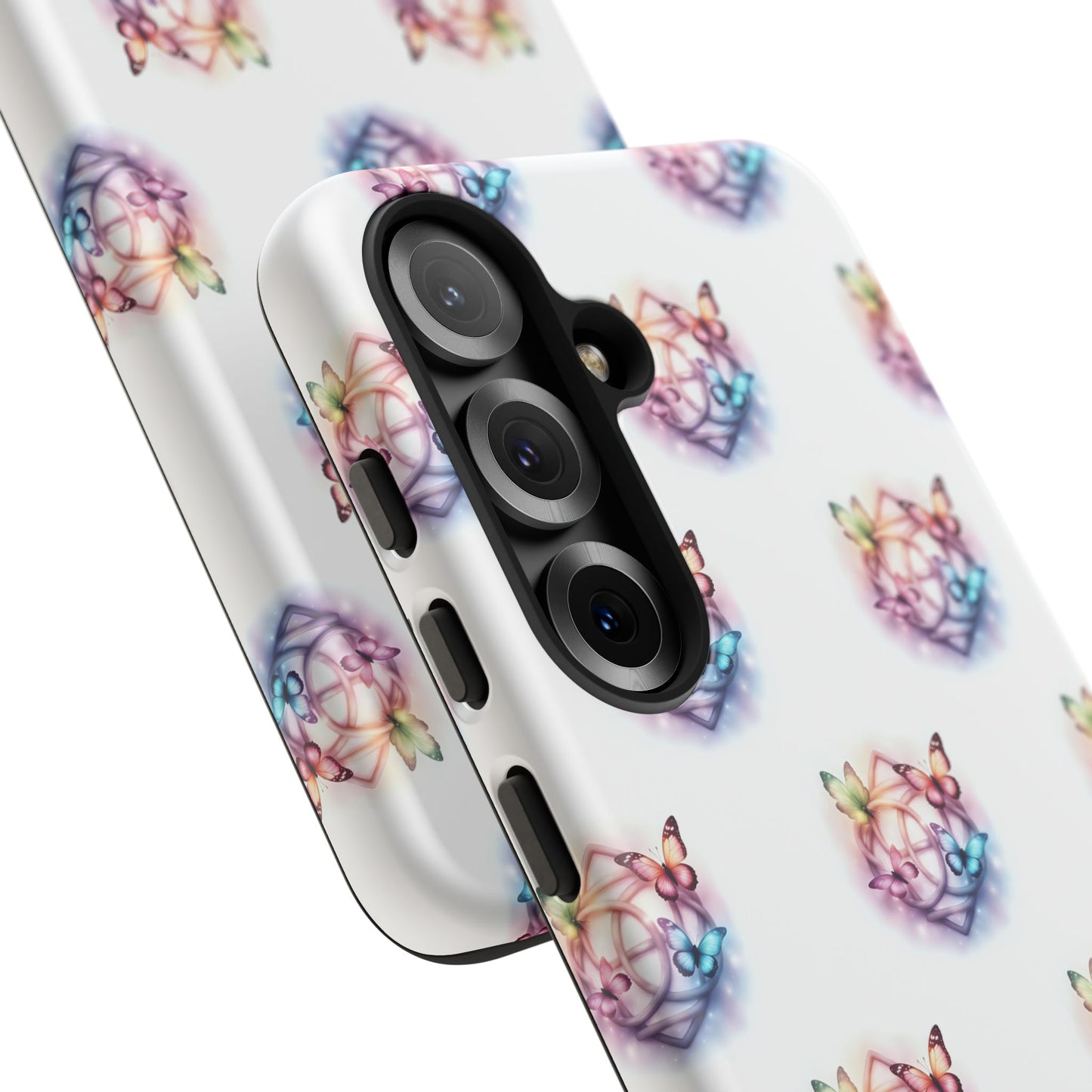 Colorful Butterflies Phone Case, Tough Cases, Cute Butterfly Lover Gift, Trendy Phone Cover, Nature Print Case