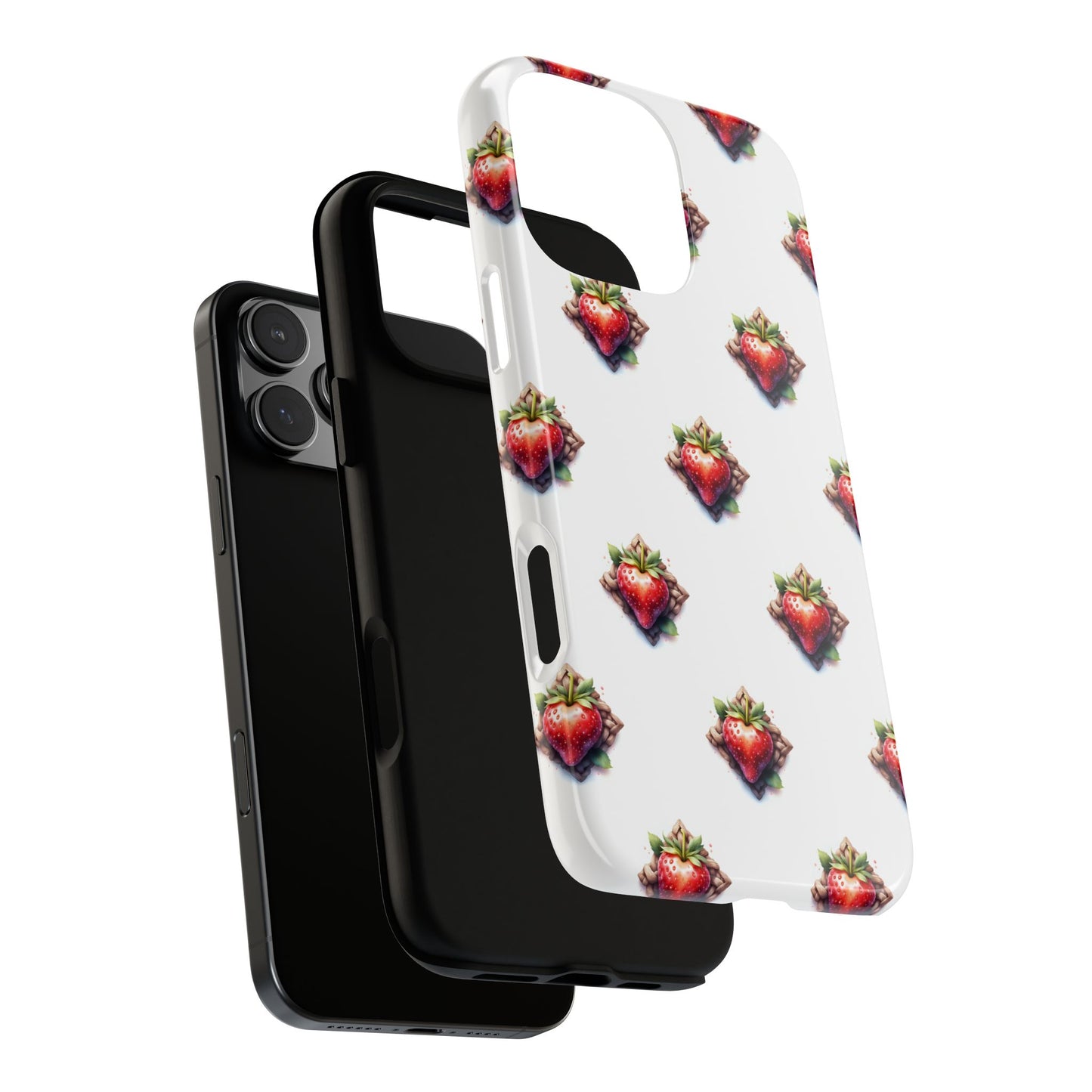 Strawberry Celtic Knot Phone Case, Cute Phone Cover, Gift for Her, Custom Smartphone Case, Funky Accessories, Valentine's Day Gift
