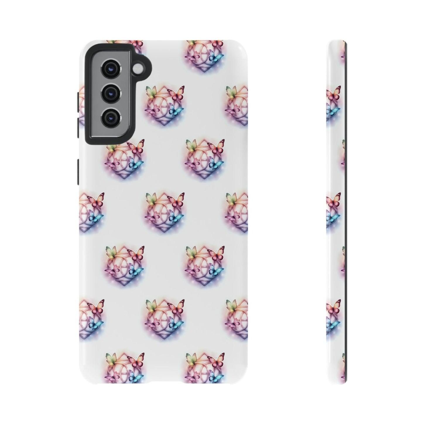 Colorful Butterflies Phone Case, Tough Cases, Cute Butterfly Lover Gift, Trendy Phone Cover, Nature Print Case - Celtic Scents