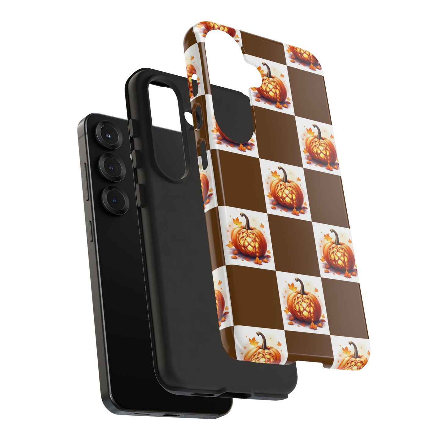 Pumpkin Phone Case, Fall Decor, Halloween Gift, Autumn Accessories, Cute Smartphone Cover, Tough Cases