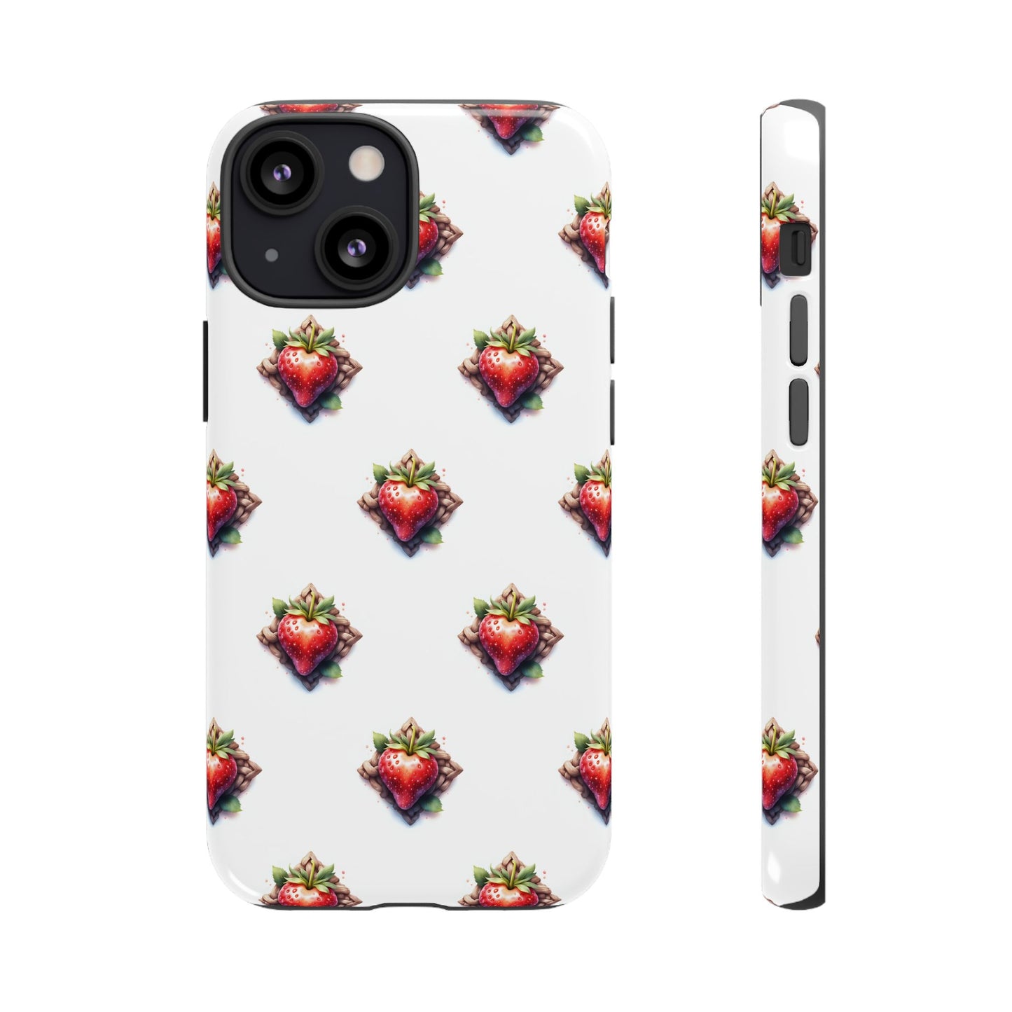 Strawberry Celtic Knot Phone Case, Cute Phone Cover, Gift for Her, Custom Smartphone Case, Funky Accessories, Valentine's Day Gift - Celtic Scents