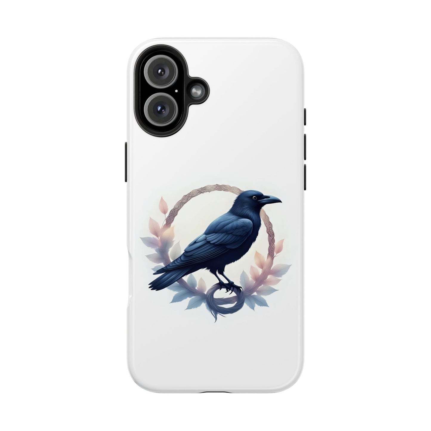 Raven Design Phone Case | Tough Protector Case, Gift for Bird Lovers, Unique Cell Phone Cover, Gothic or Nature Inspired - Celtic Scents