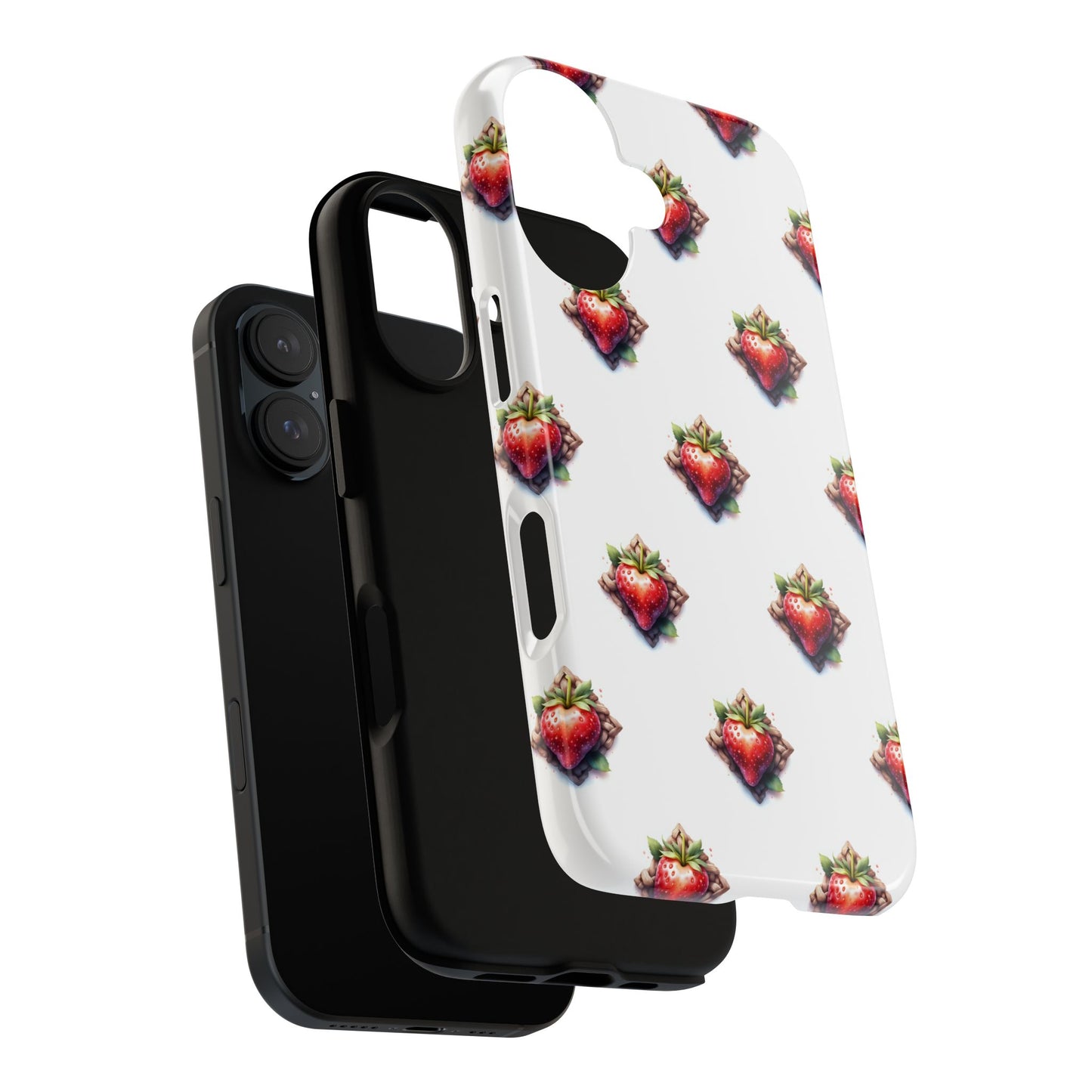 Strawberry Celtic Knot Phone Case, Cute Phone Cover, Gift for Her, Custom Smartphone Case, Funky Accessories, Valentine's Day Gift