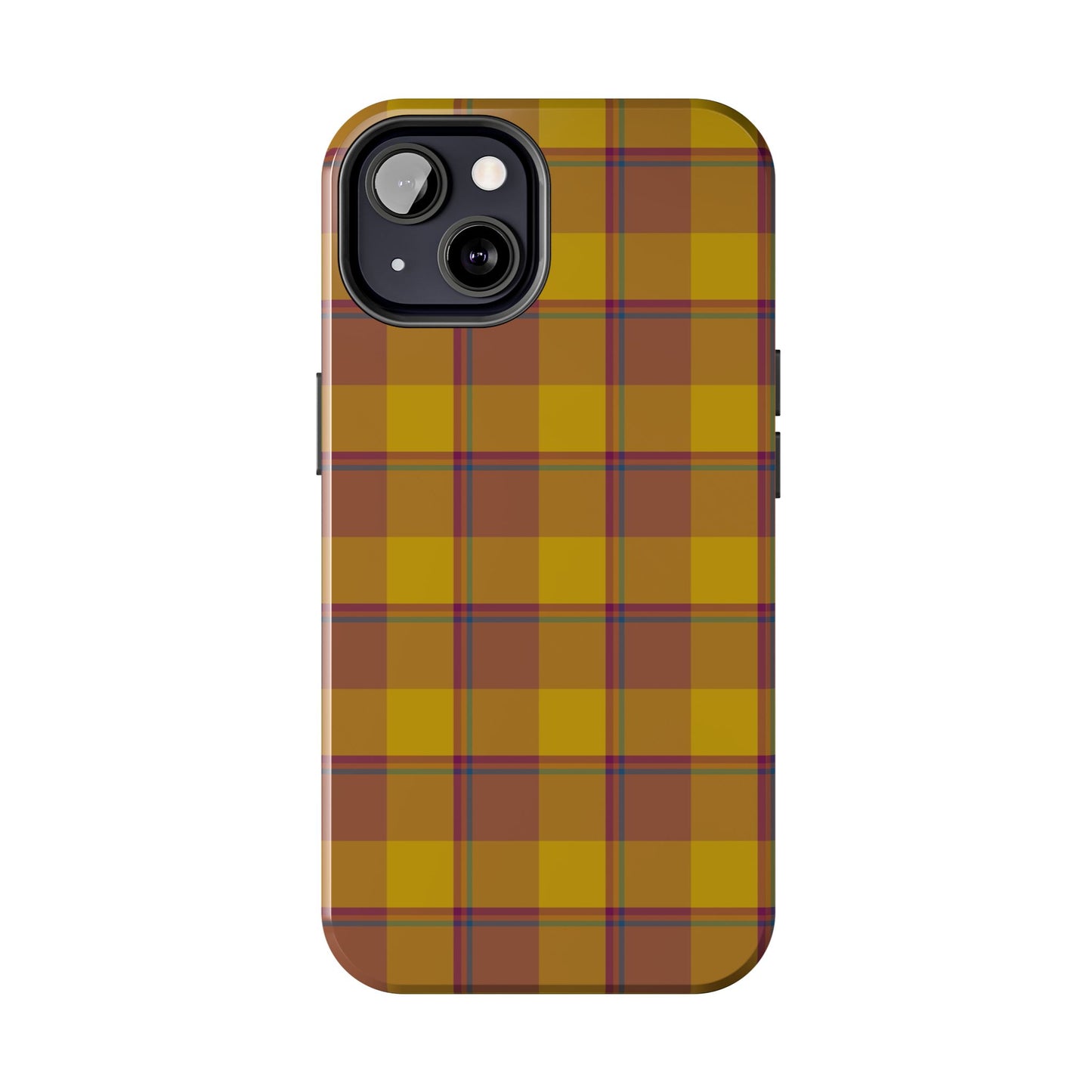 Plaid Tough Phone Case, Durable Phone Cover, Fall Inspired Accessory, Gift for Her, Stylish Cell Phone Protector - Celtic Scents