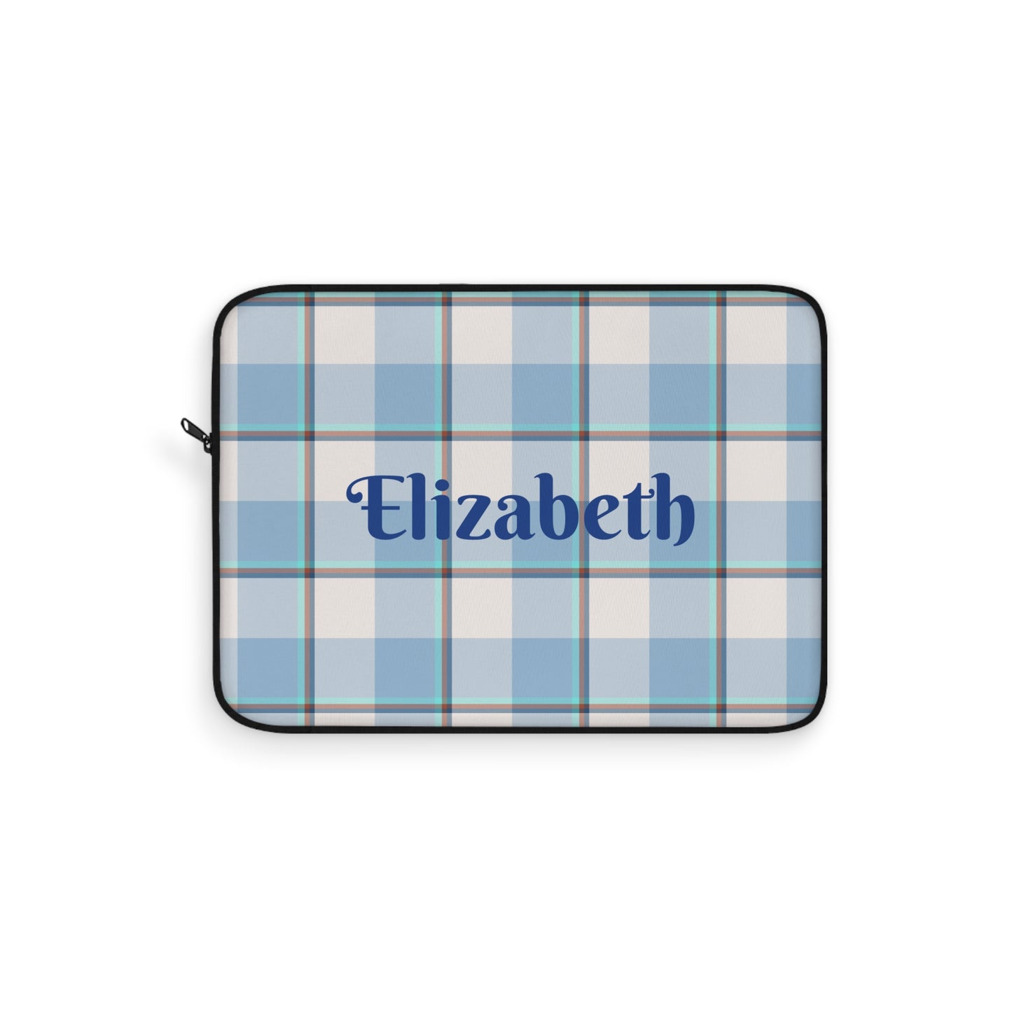 Personalized Plaid Laptop Sleeve, Stylish Tech Case, Custom Computer Sleeve - Celtic Scents