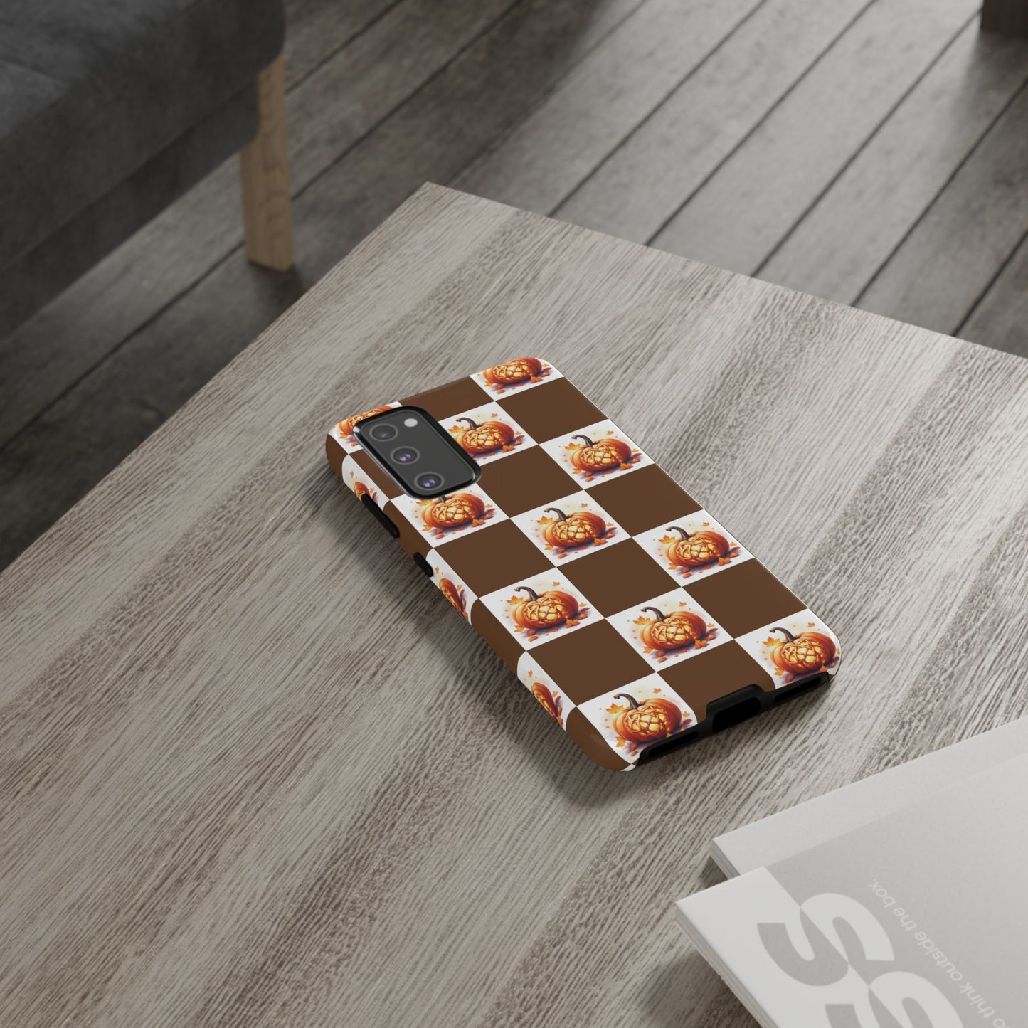 Pumpkin Phone Case, Fall Decor, Halloween Gift, Autumn Accessories, Cute Smartphone Cover, Tough Cases