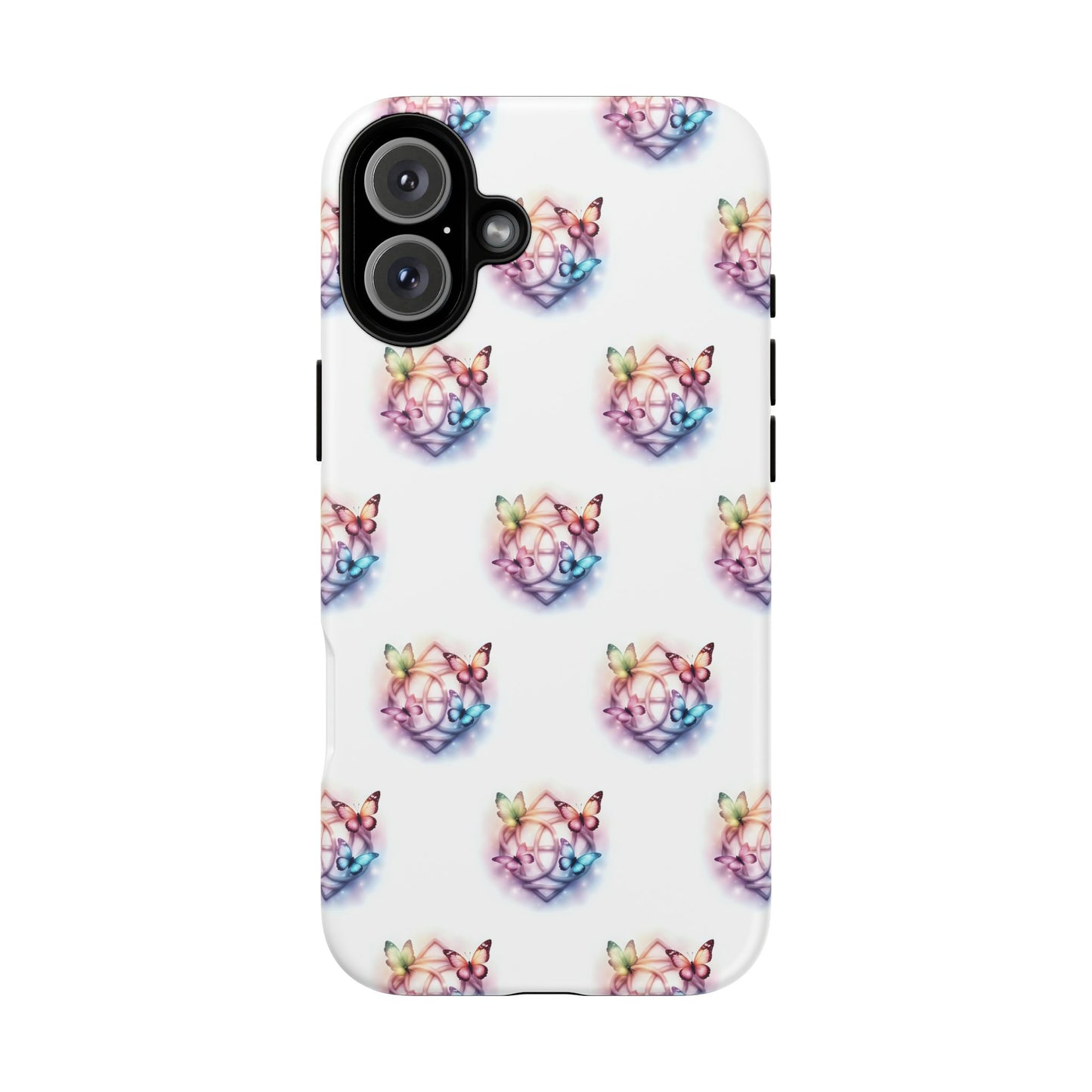 Colorful Butterflies Phone Case, Tough Cases, Cute Butterfly Lover Gift, Trendy Phone Cover, Nature Print Case