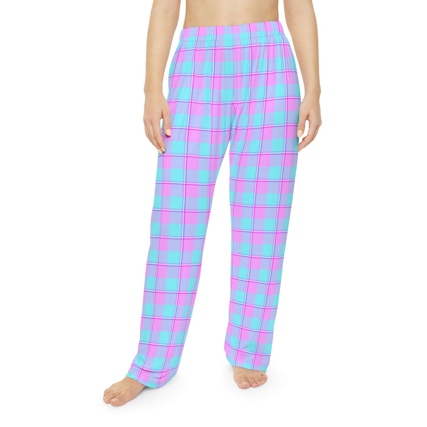Vibrant Plaid Women's Pajama Pants, Cozy Loungewear for Sleep, Sleepover, Gifting, Travel, Weekend Relaxation - Celtic Scents
