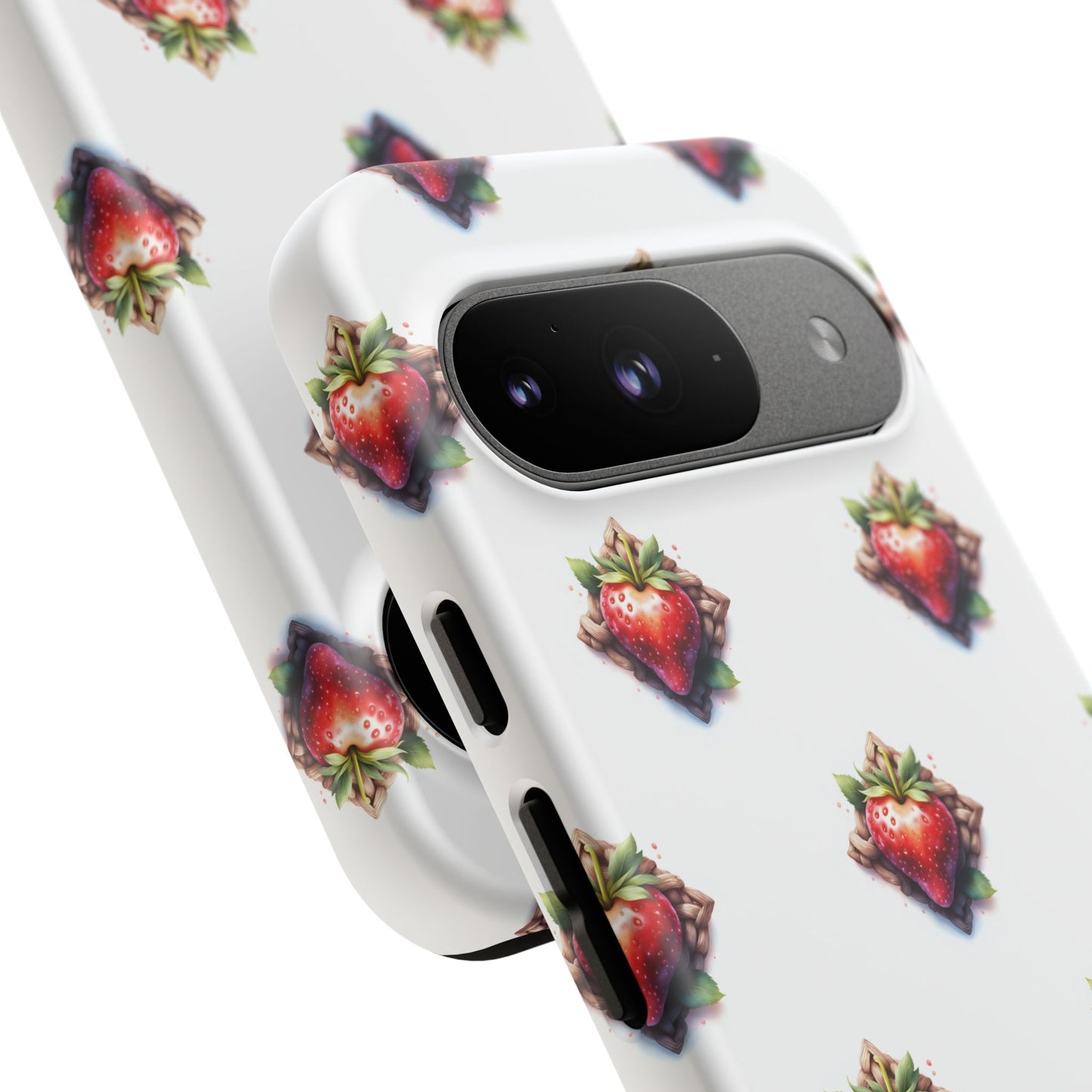 Strawberry Celtic Knot Phone Case, Cute Phone Cover, Gift for Her, Custom Smartphone Case, Funky Accessories, Valentine's Day Gift