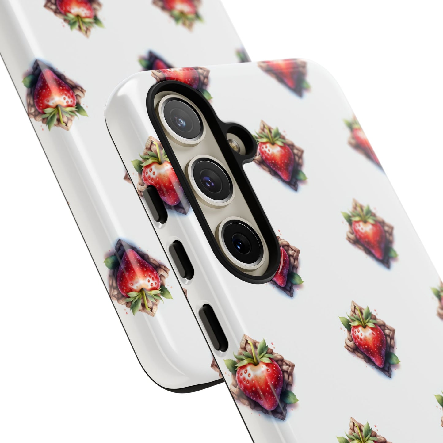 Strawberry Celtic Knot Phone Case, Cute Phone Cover, Gift for Her, Custom Smartphone Case, Funky Accessories, Valentine's Day Gift