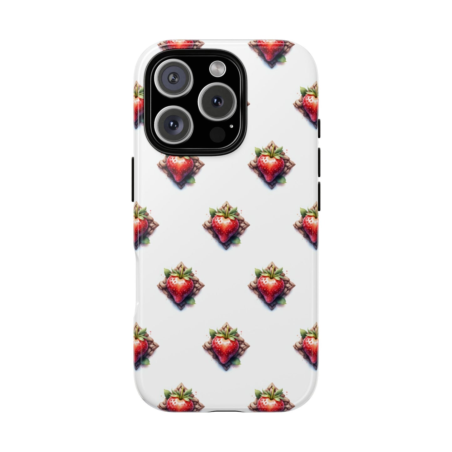 Strawberry Celtic Knot Phone Case, Cute Phone Cover, Gift for Her, Custom Smartphone Case, Funky Accessories, Valentine's Day Gift