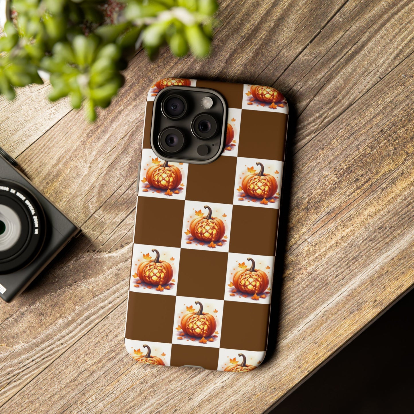 Pumpkin Phone Case, Fall Decor, Halloween Gift, Autumn Accessories, Cute Smartphone Cover, Tough Cases