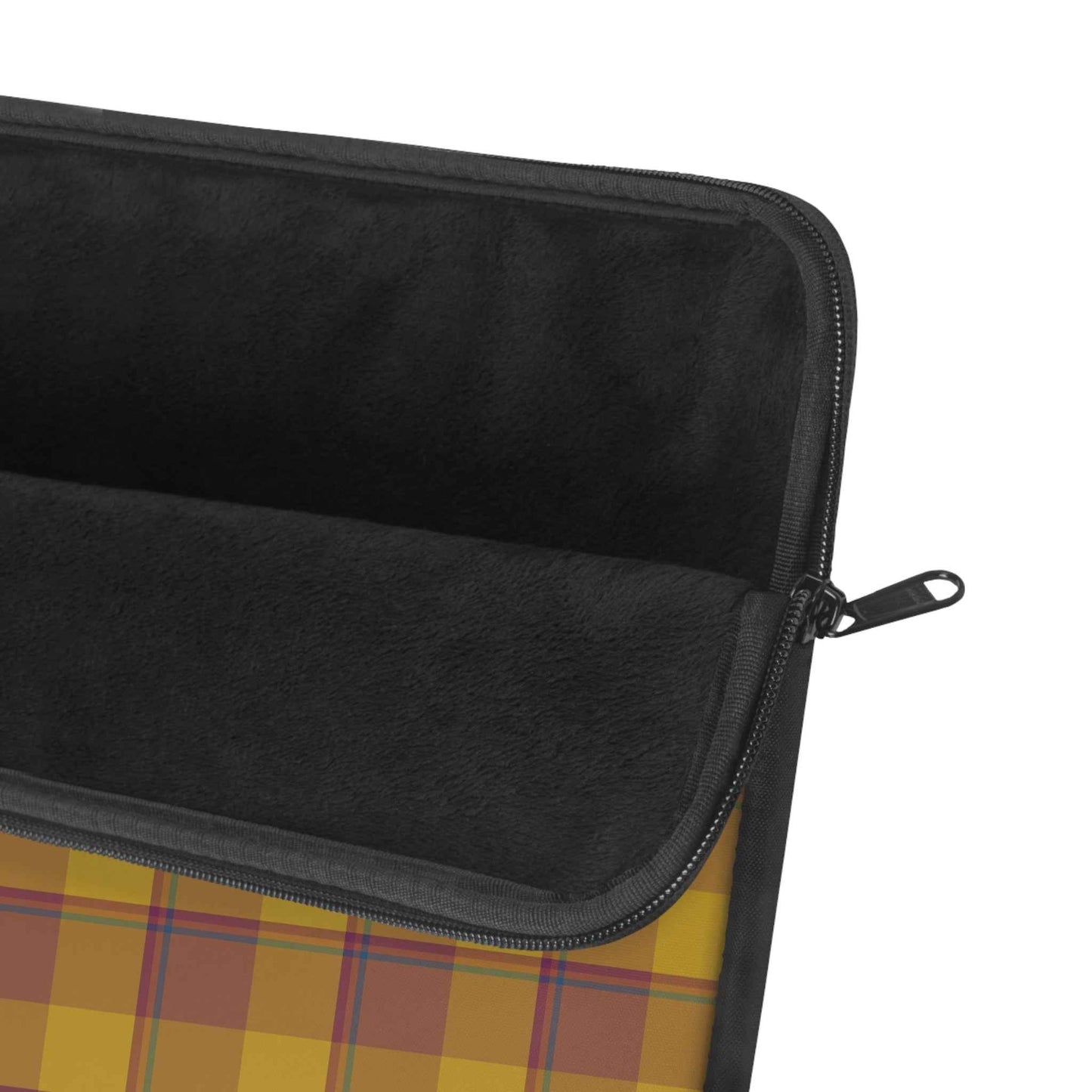 Autumn Plaid Laptop Sleeve | Cozy Fall Vibe, Tech Accessory, Gift for Students, Unique Laptop Case, Fall Decor