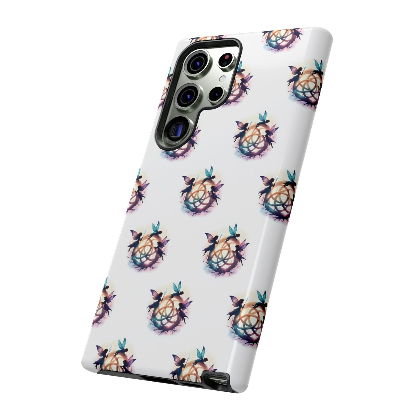 Tough Cases - Celtic Fairies Phone Case, Colorful Phone Cover, Fairy Lover Gift, Trendy Smartphone Accessory